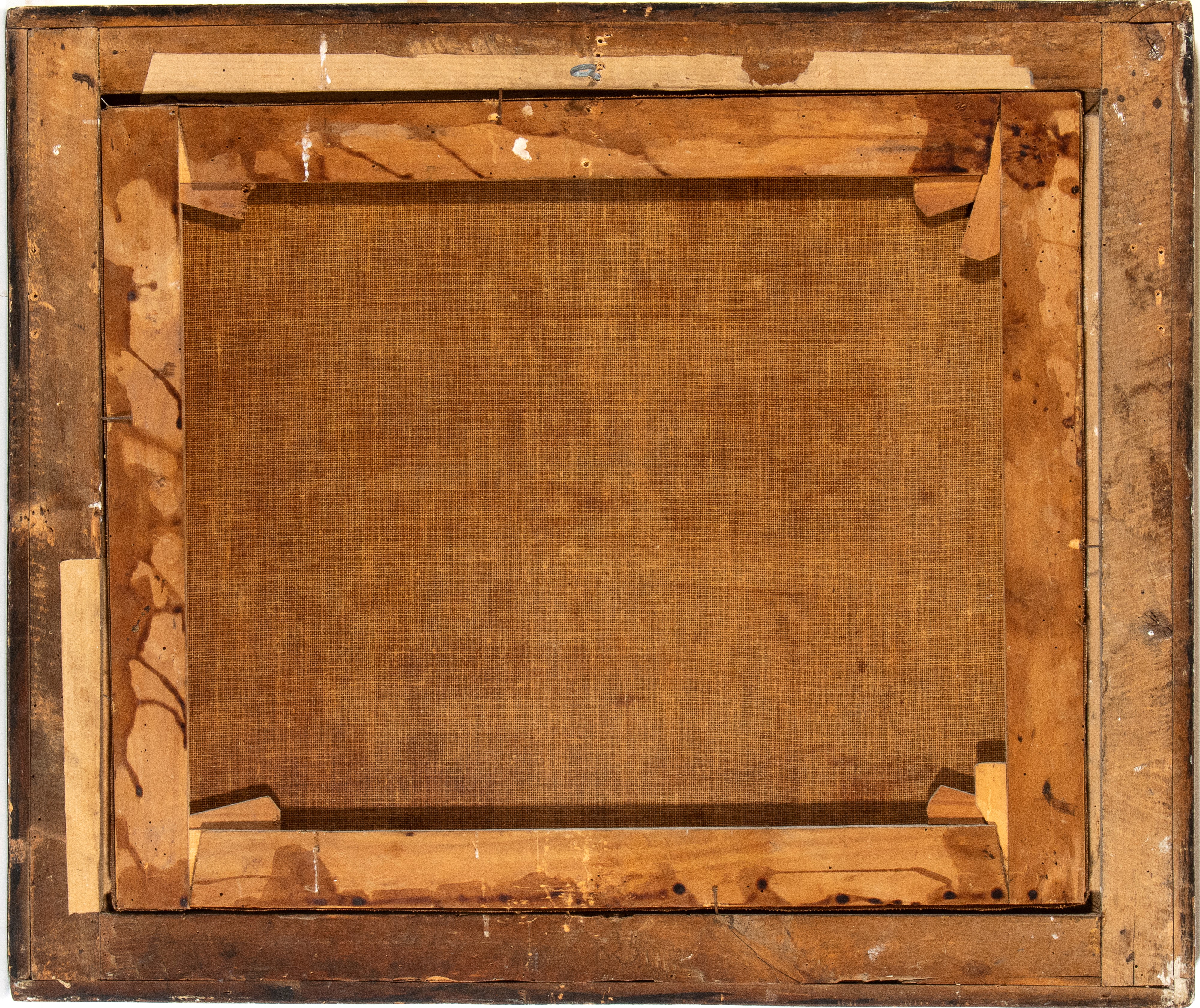 Natura morta di pesci e crostacei in un paesaggio