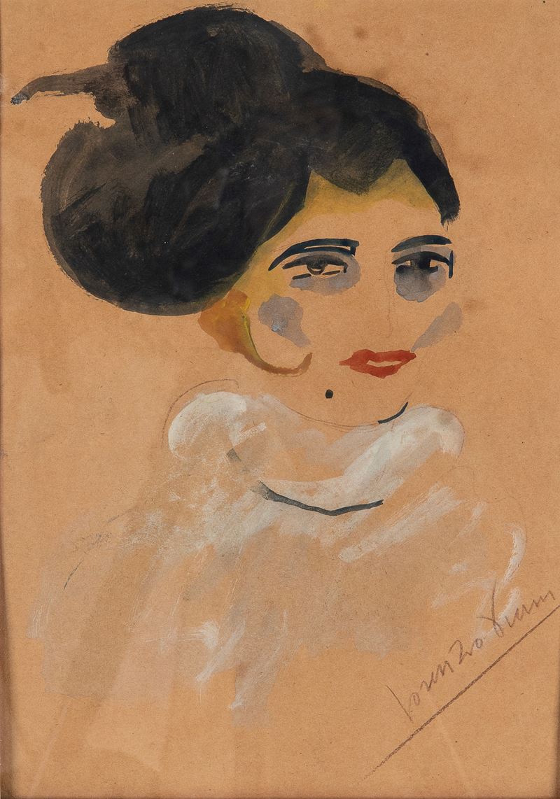 Lorenzo Viani - Volto Femminile