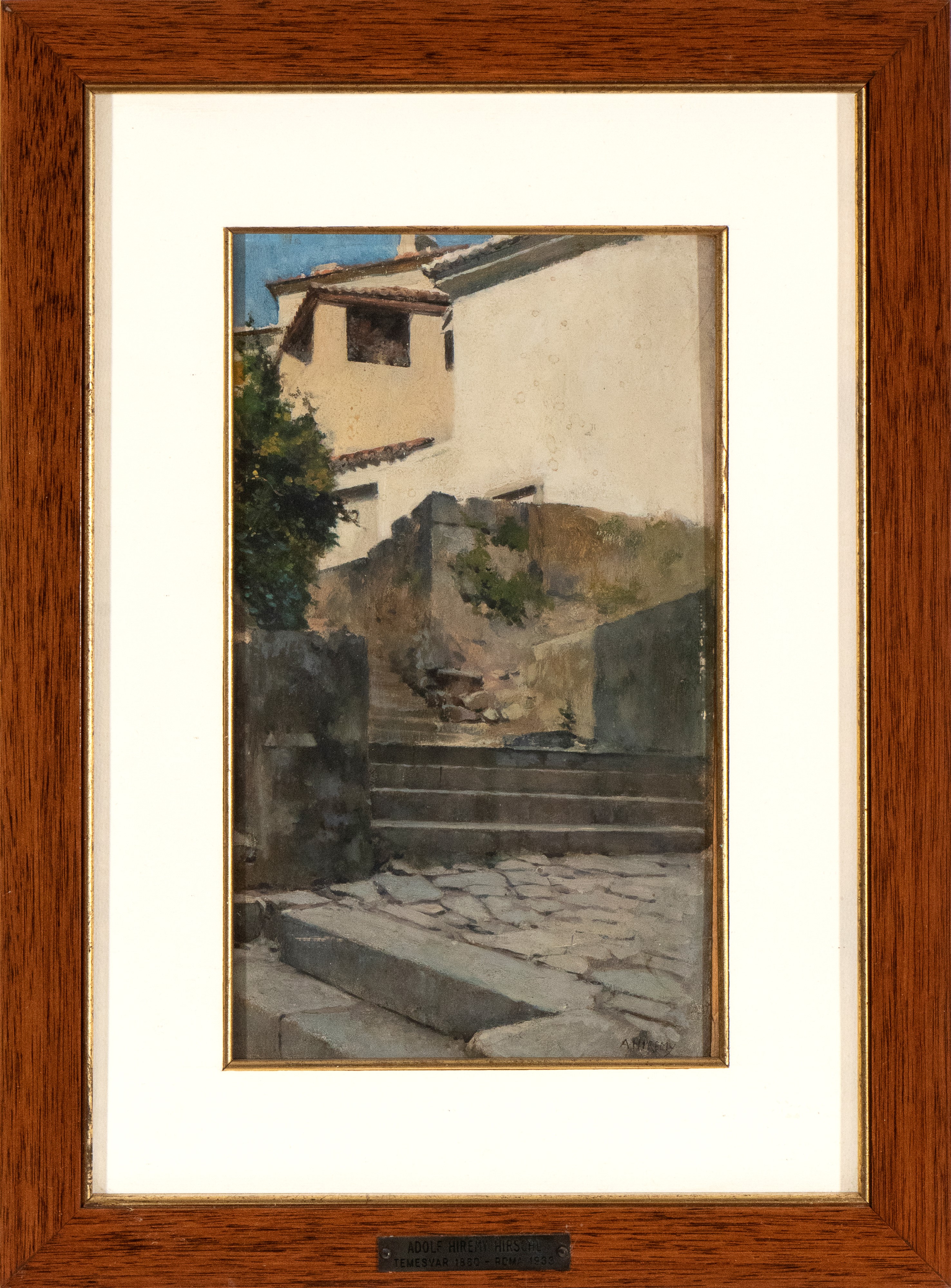 Adolf Hiremy-hirschl - Scorcio di Paese