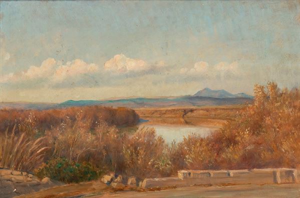 NAPOLEONE PARISANI - Tevere river bend