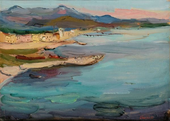 ARNOLDO CIARROCCHI - Coastline near Formia