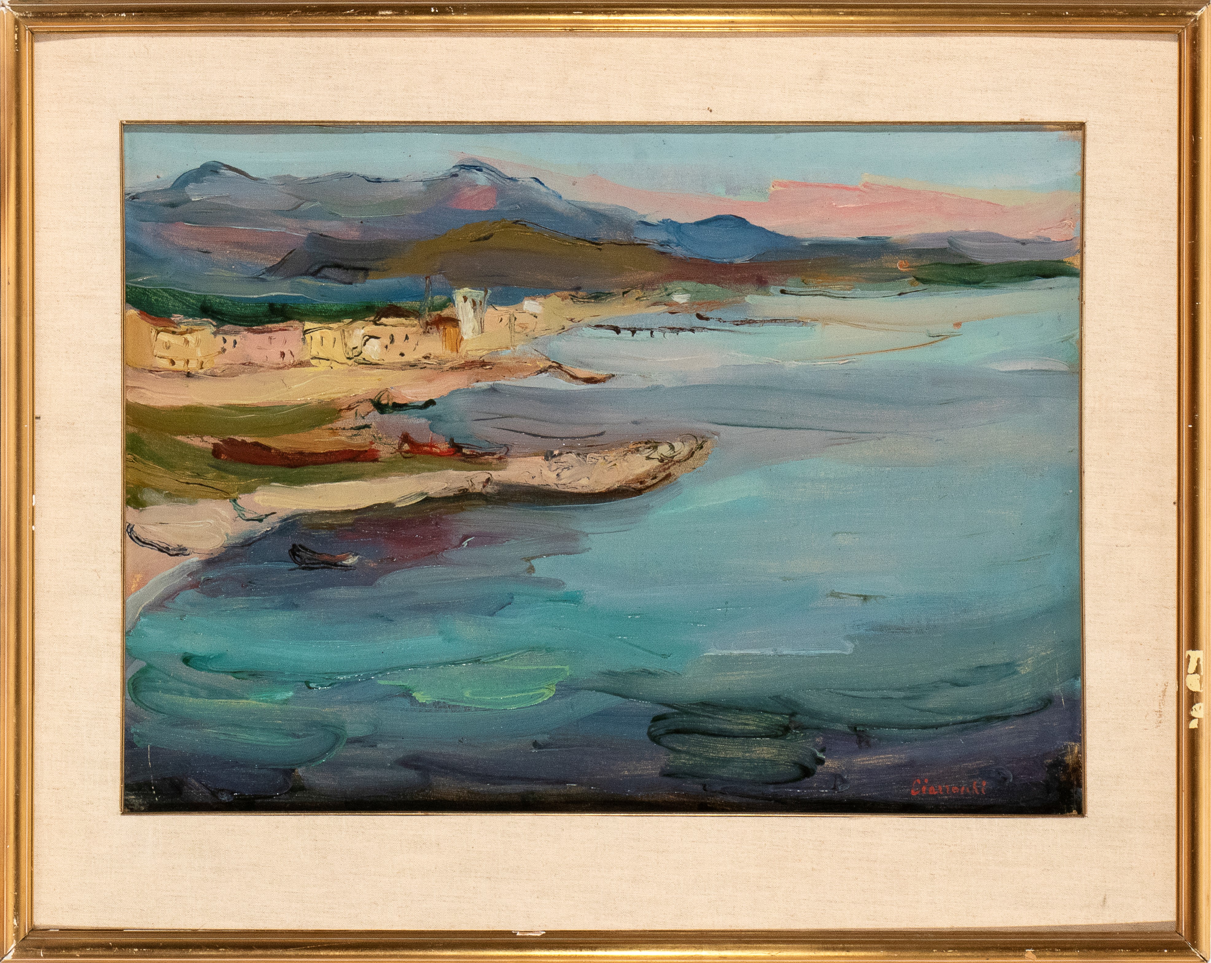 Arnoldo Ciarrocchi - Tratto di Costa nei Pressi di Formia