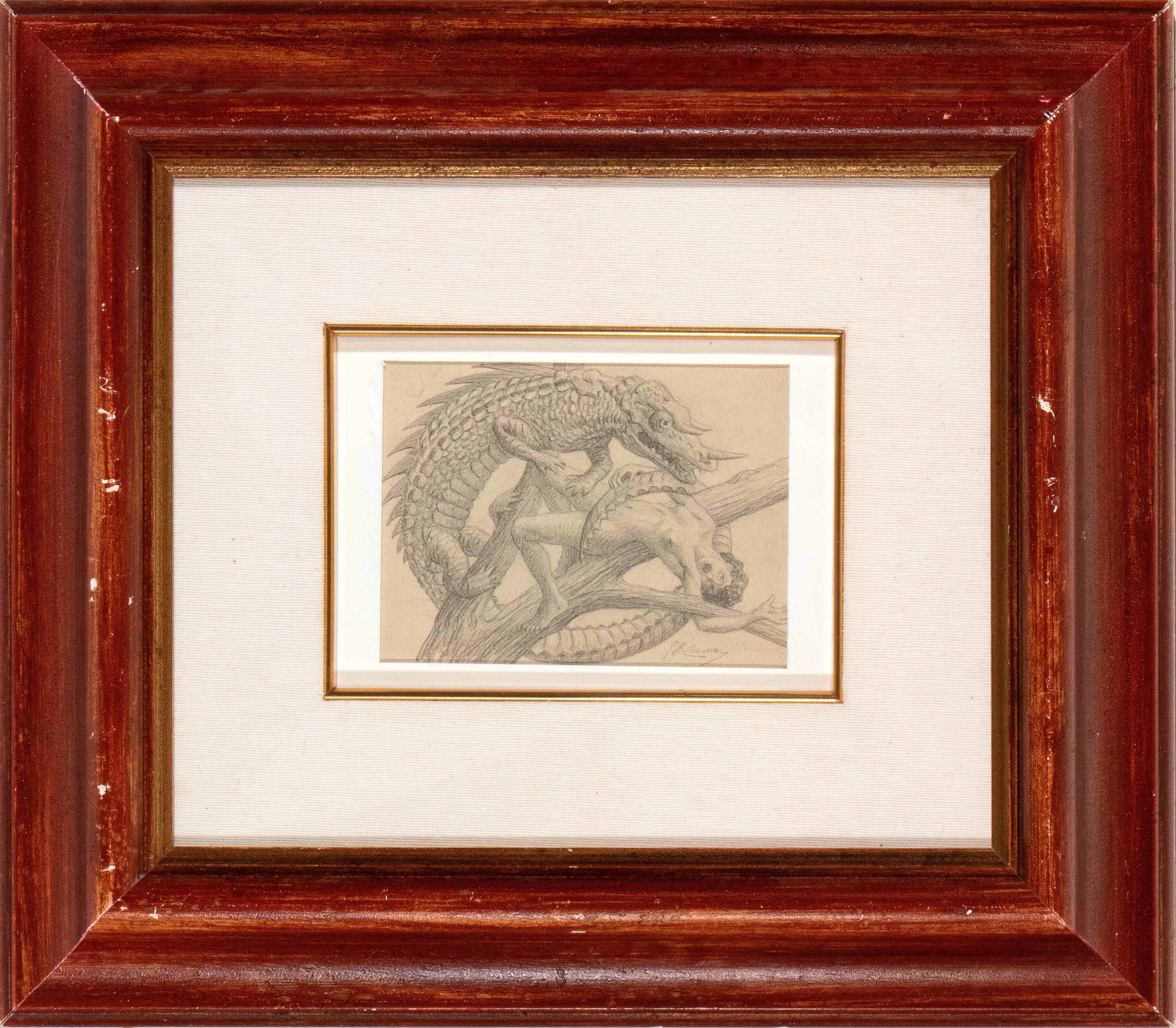 Giovanni Battista Crema - Mostro Cattura una Fanciulla