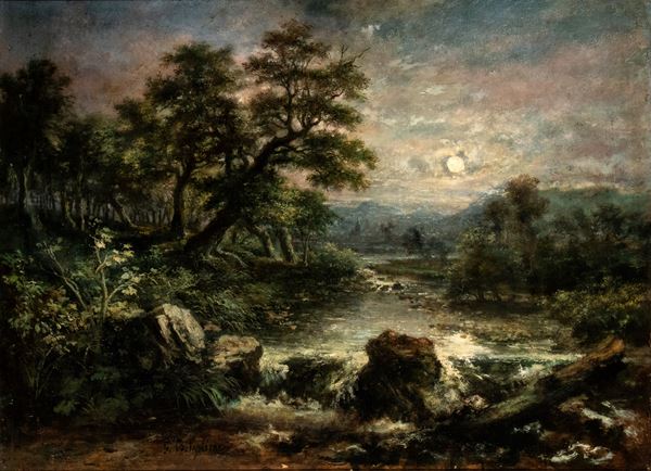 GIUSEPPE CASTIGLIONE - Nocturnal landscape