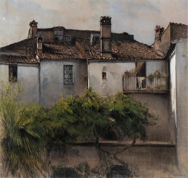 UMBERTO PRENCIPE - Courtyard of Orvieto