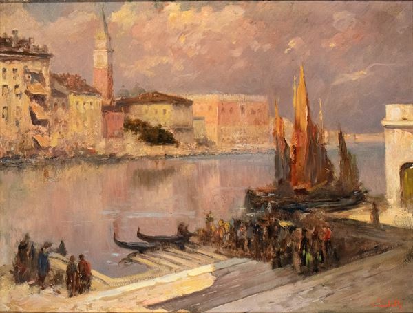 TITO CORBELLA - Venetian landscape