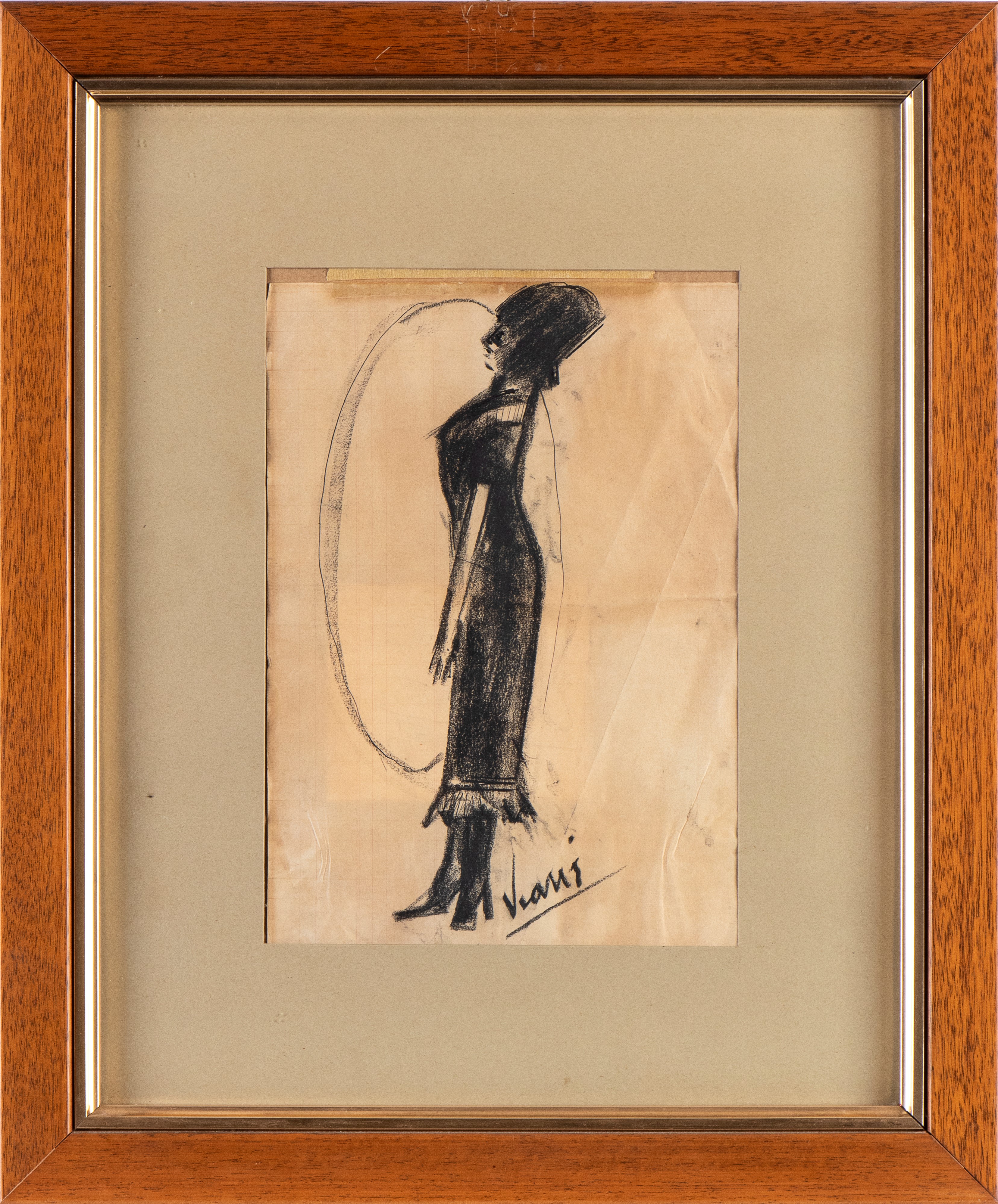Lorenzo Viani - Donna in Abiti Eleganti