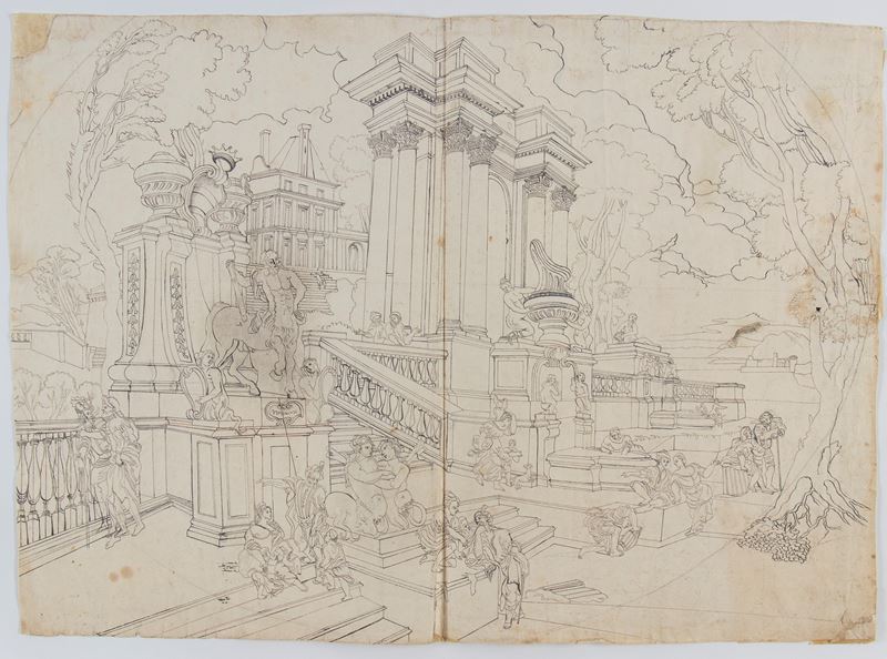 Capriccio Architettonico con Figure