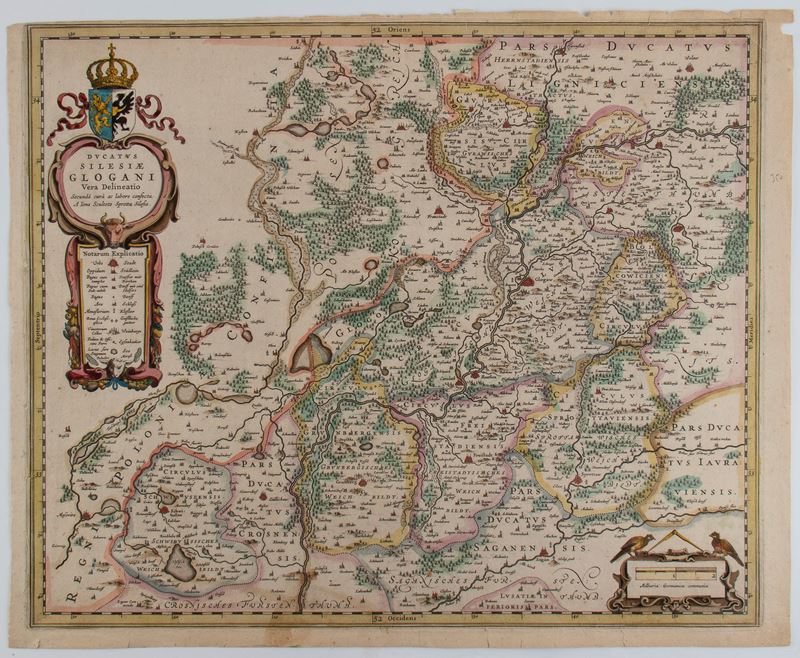 Ducatus Silesiae Glogani Vera Delineatio