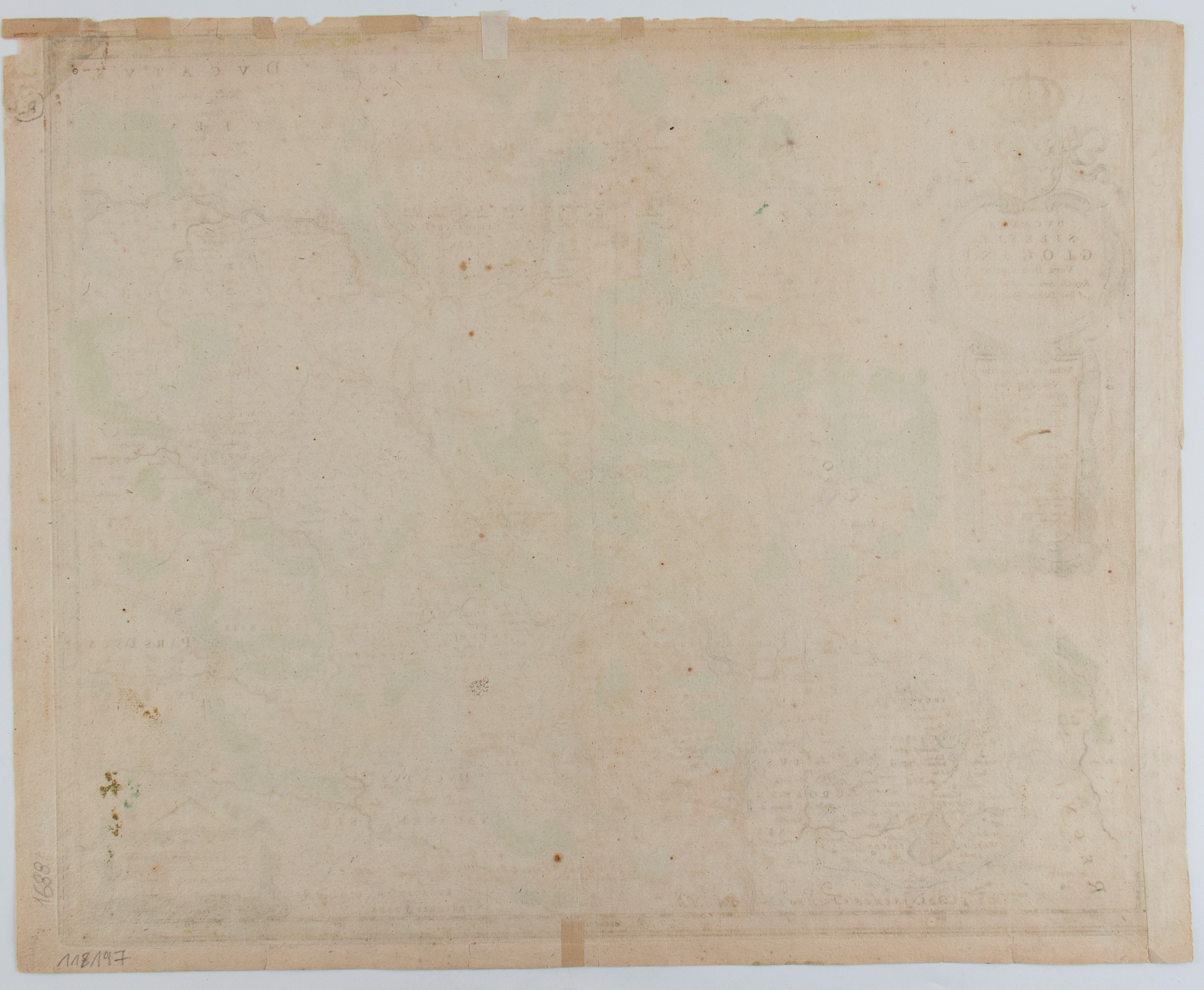 Ducatus Silesiae Glogani Vera Delineatio