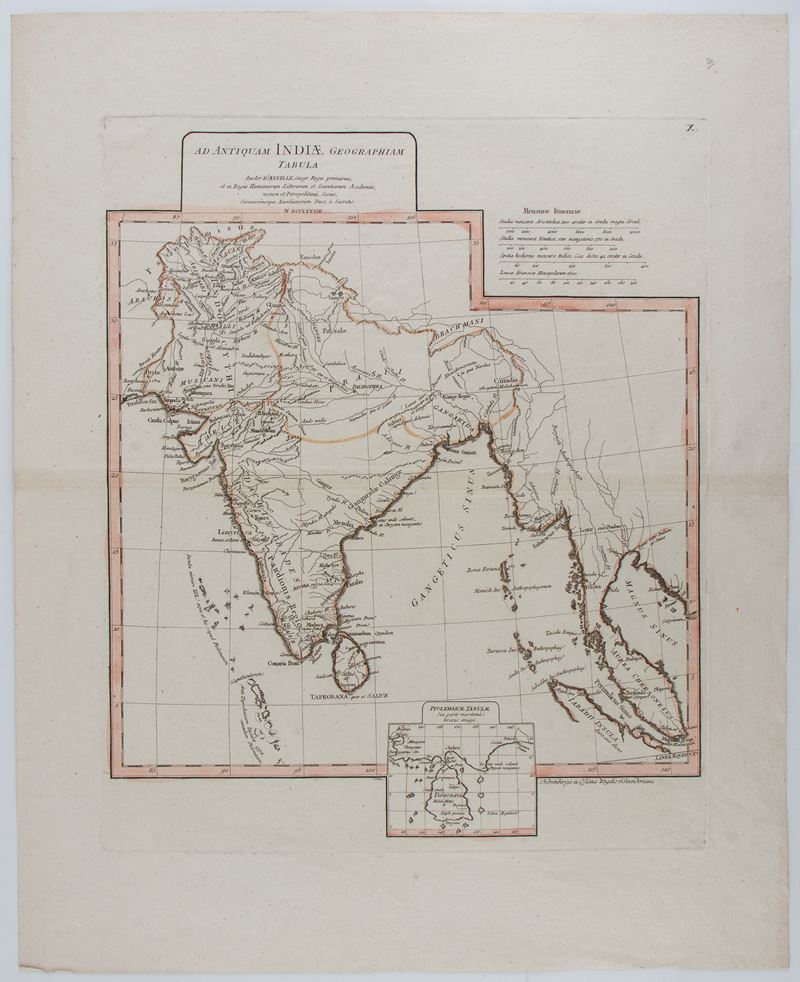 Ad Antiquam Indiae Geographiam Tabula