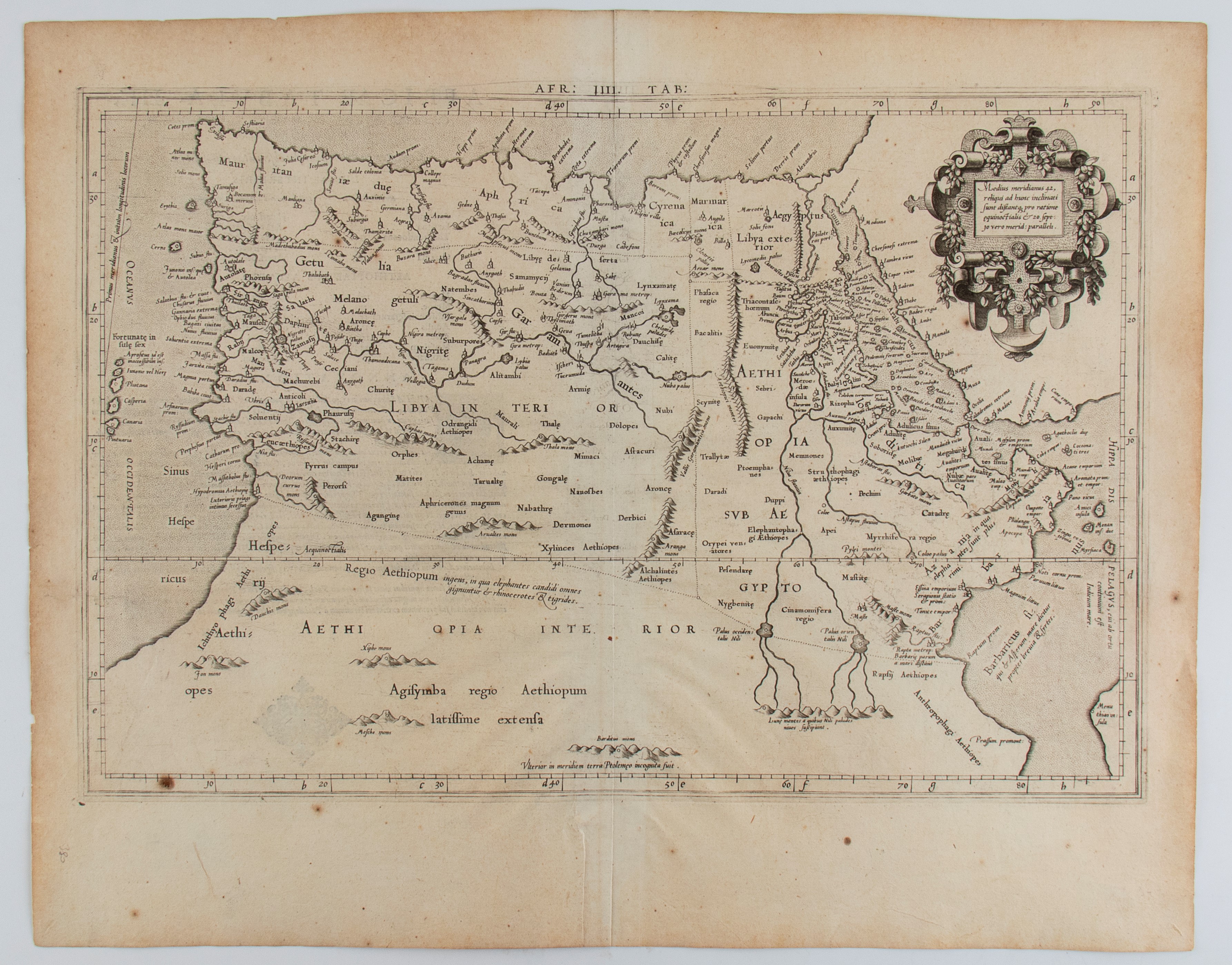 Africa Tab.I e Tab. III