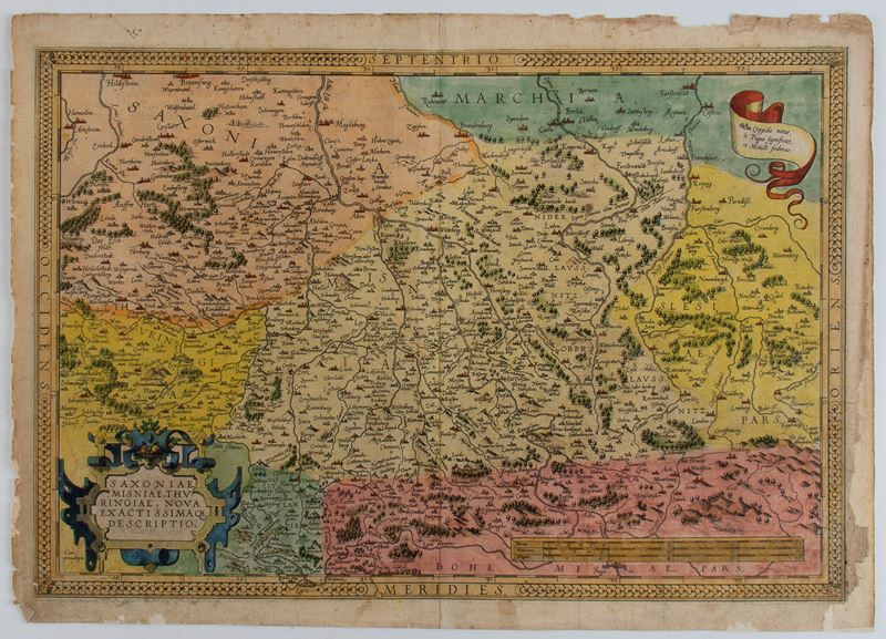 Saxoniae, Misniae, Thuringiae, Nova Exactissima que Descriptio