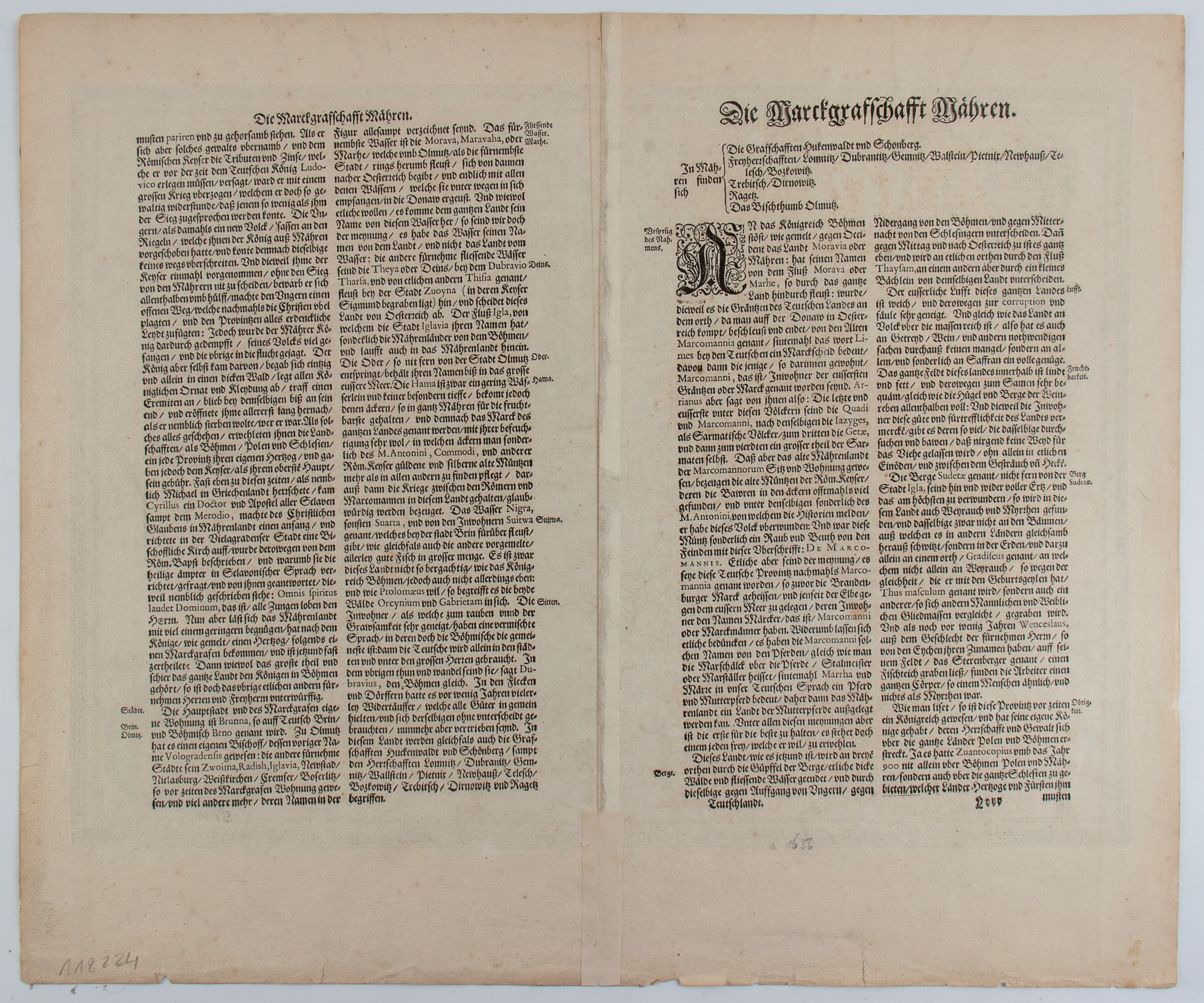 Marchionatus Moraviae Auct. I. Comenio