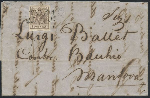 Lombard Veneto - Postal History  - Auction Stamps and Postal History - Bertolami Fine Art - Casa d'Aste