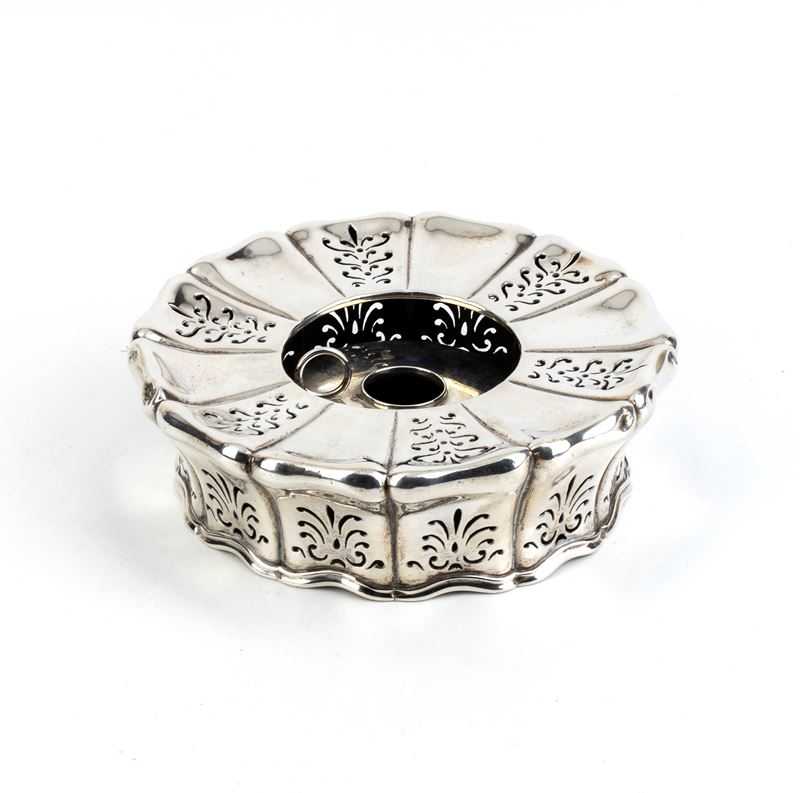 Robert Hennell II, Scaldino vittoriano inglese in argento 925/1000