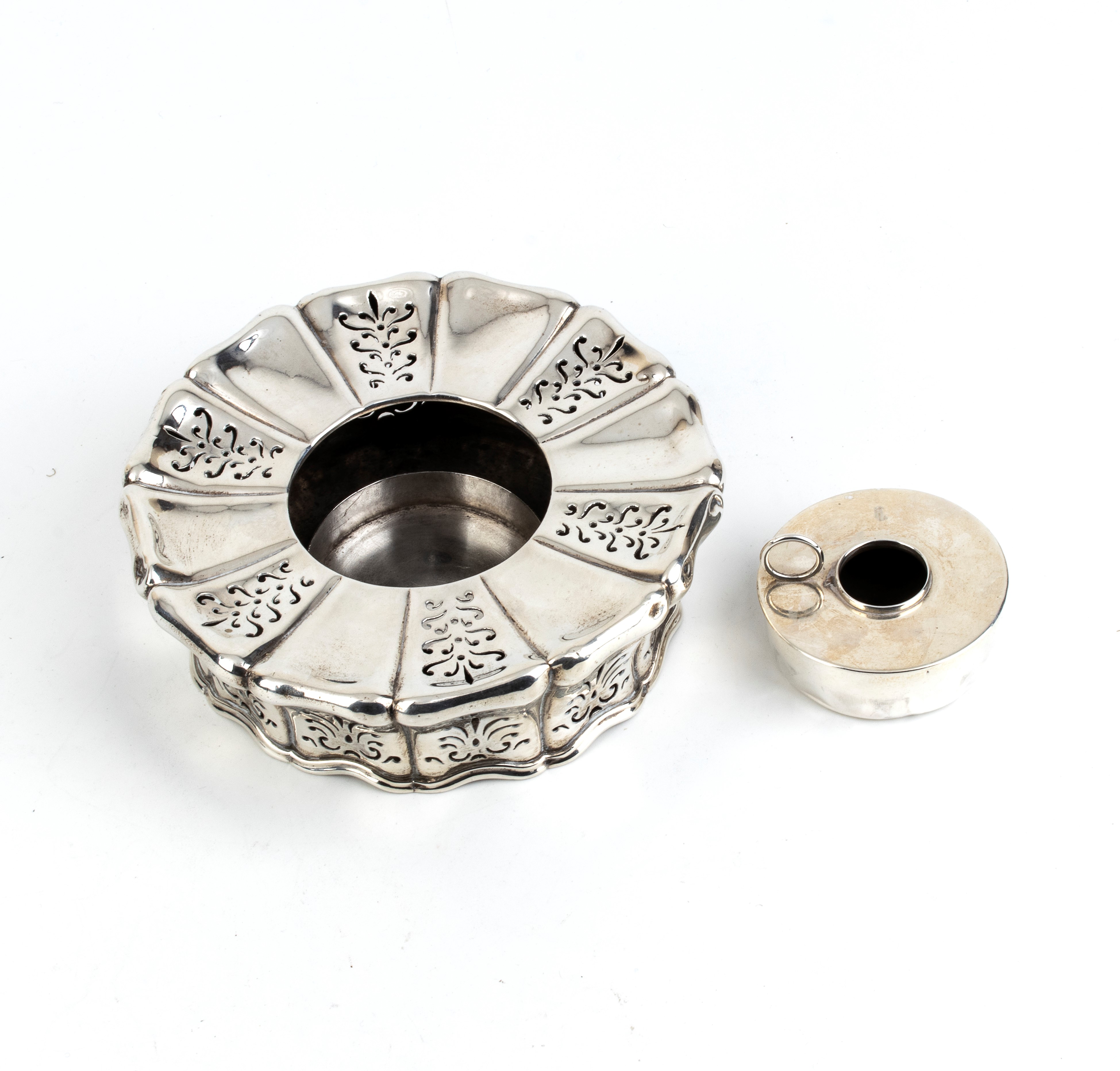 Robert Hennell II, Scaldino vittoriano inglese in argento 925/1000