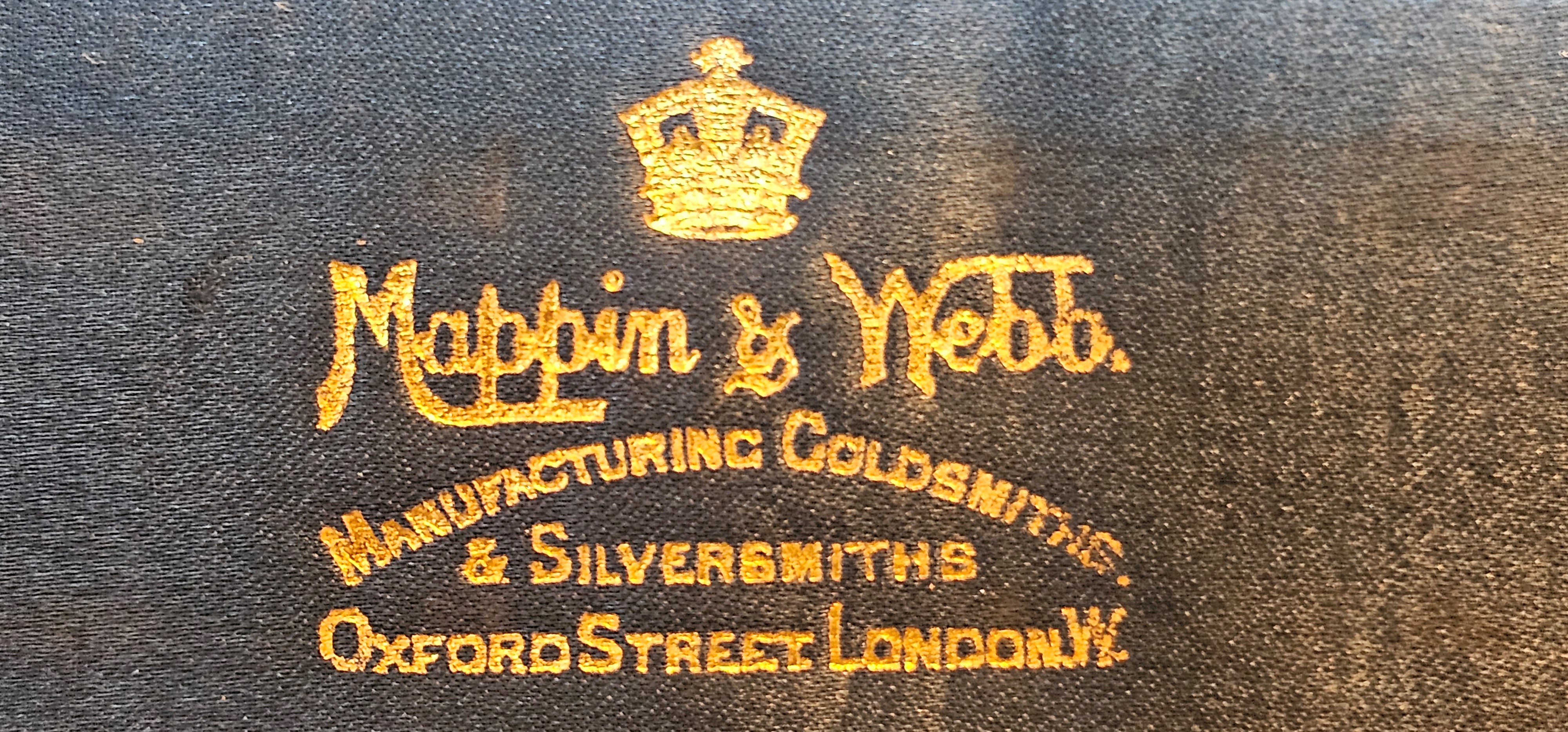 Mappin & Webb - London & Paris - MAPPIN & WEB, Servizio da dessert vittoriano inglese in metallo ...