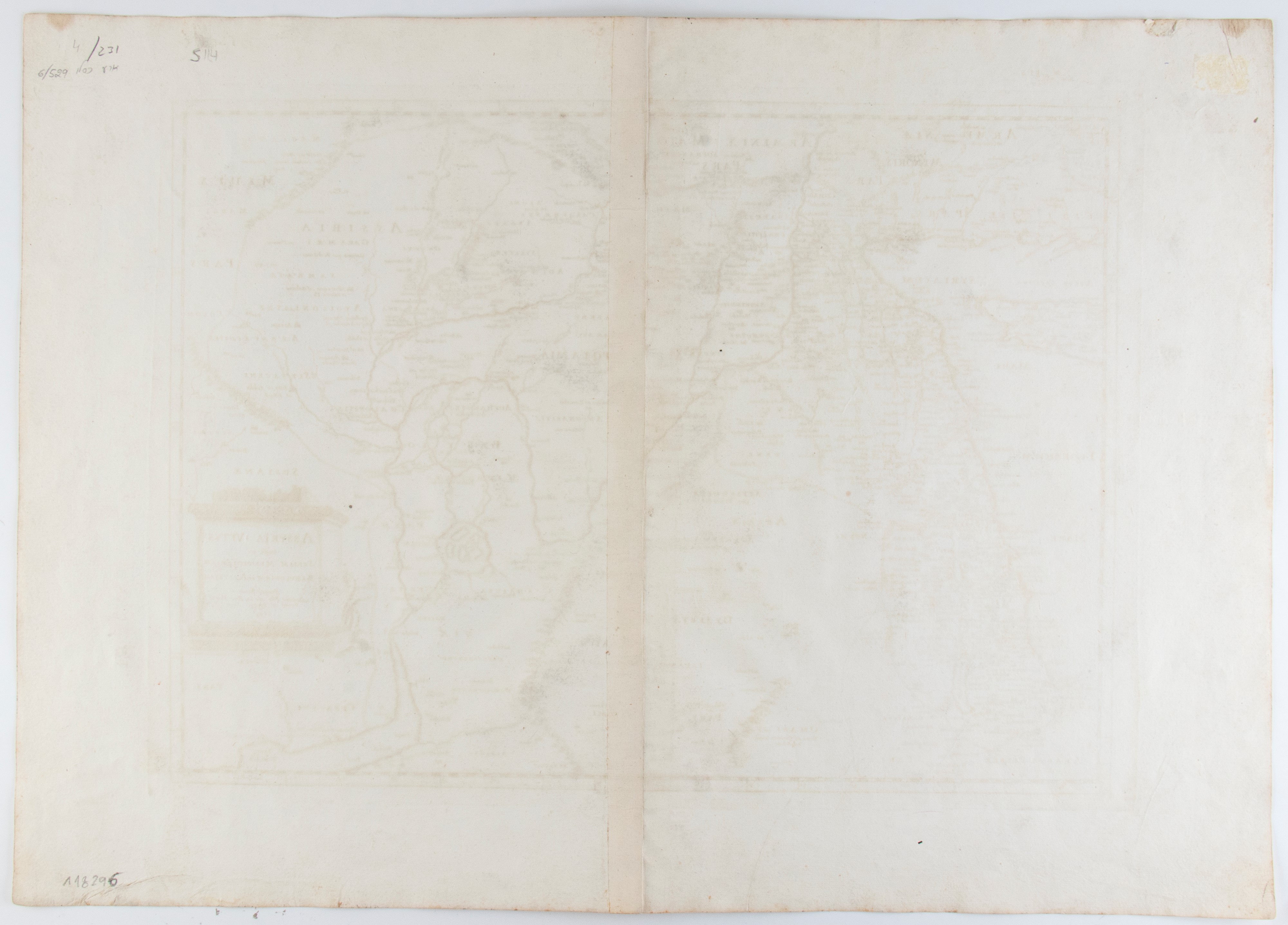 Assyria vetus divisa in Syriam, Messopotamiam, Babyloniam, et Assyriam