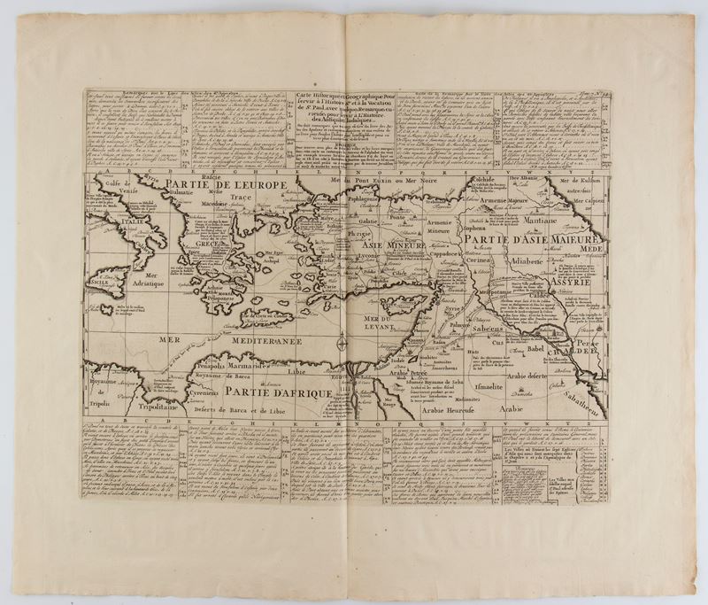 Chaine de L'Histoire Sacree | Carte pour conduire à l'intelligence de l'histoire sacrée... | Cart...