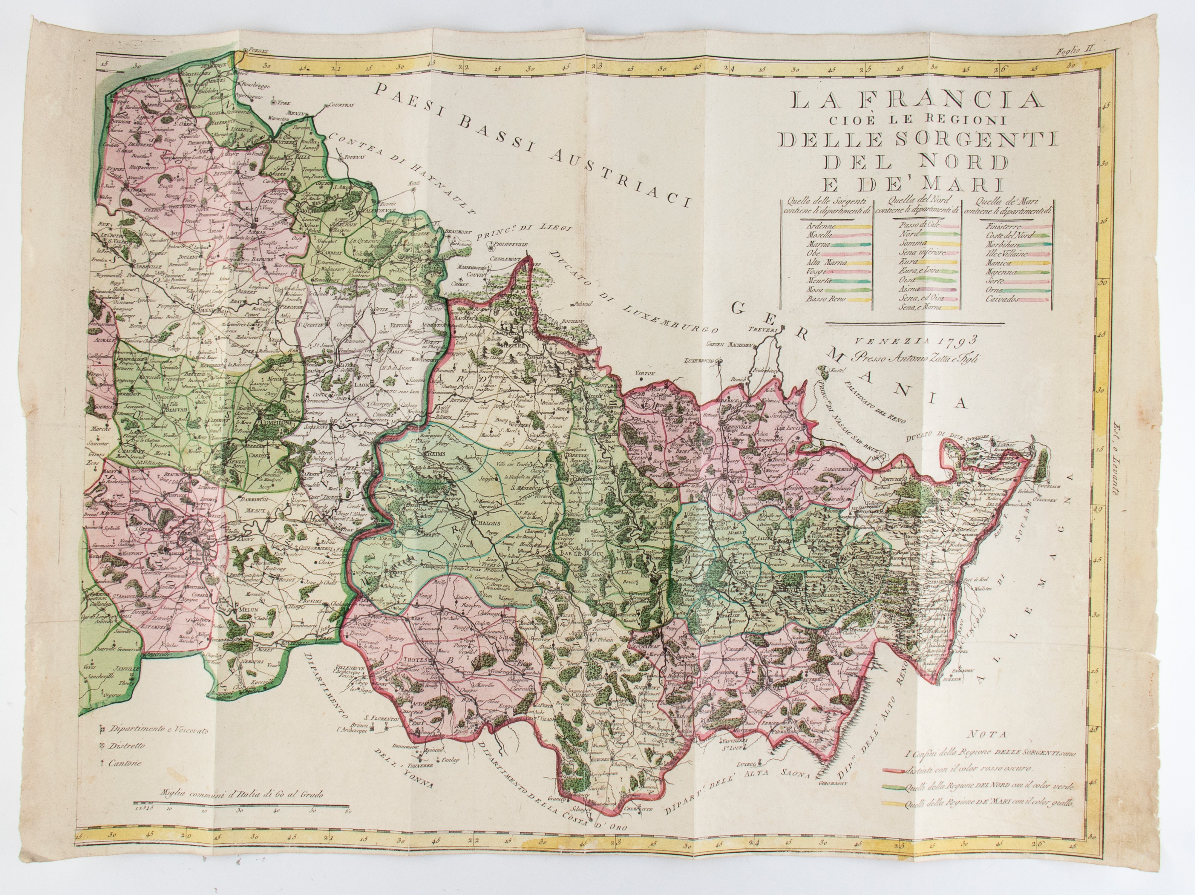 La Francia, cioè le regioni delle sorgenti del Nord e dei mari