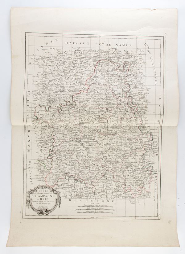 Carte de Gouvernement de Champagne et Brie