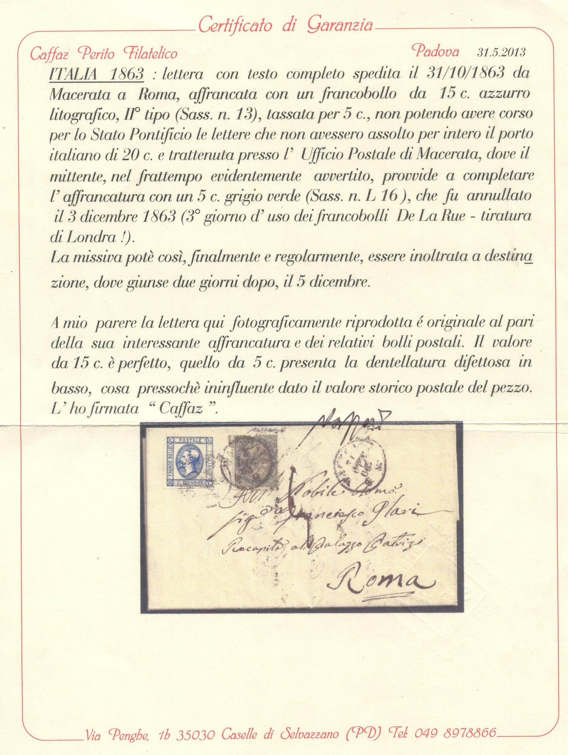 Regno - Storia Postale