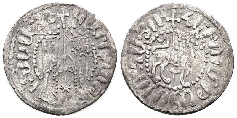 ARMENIA. CILICIA. Hethum e Isabella (1226-1269). Tram. CCA878. Ag. 2,55gr.