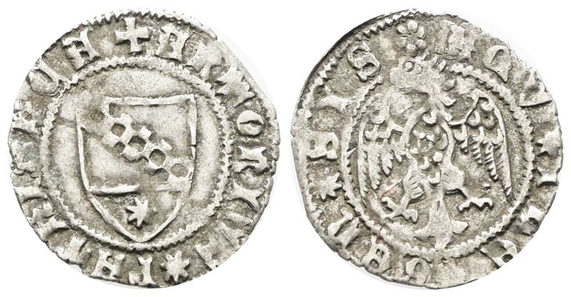 Aquileia. Antonio II Panciera (1402-1411). Denaro. Bernardi 67. Ag; 0,70gr.