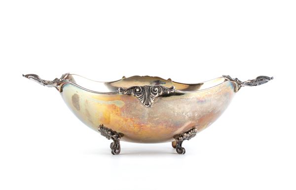 Italian solid silver basket