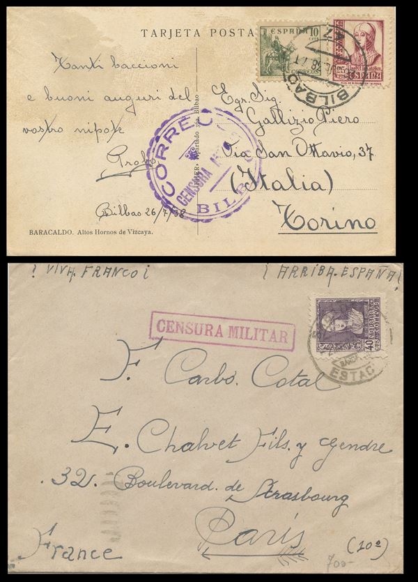 Storia Postale - Guerra di Spagna