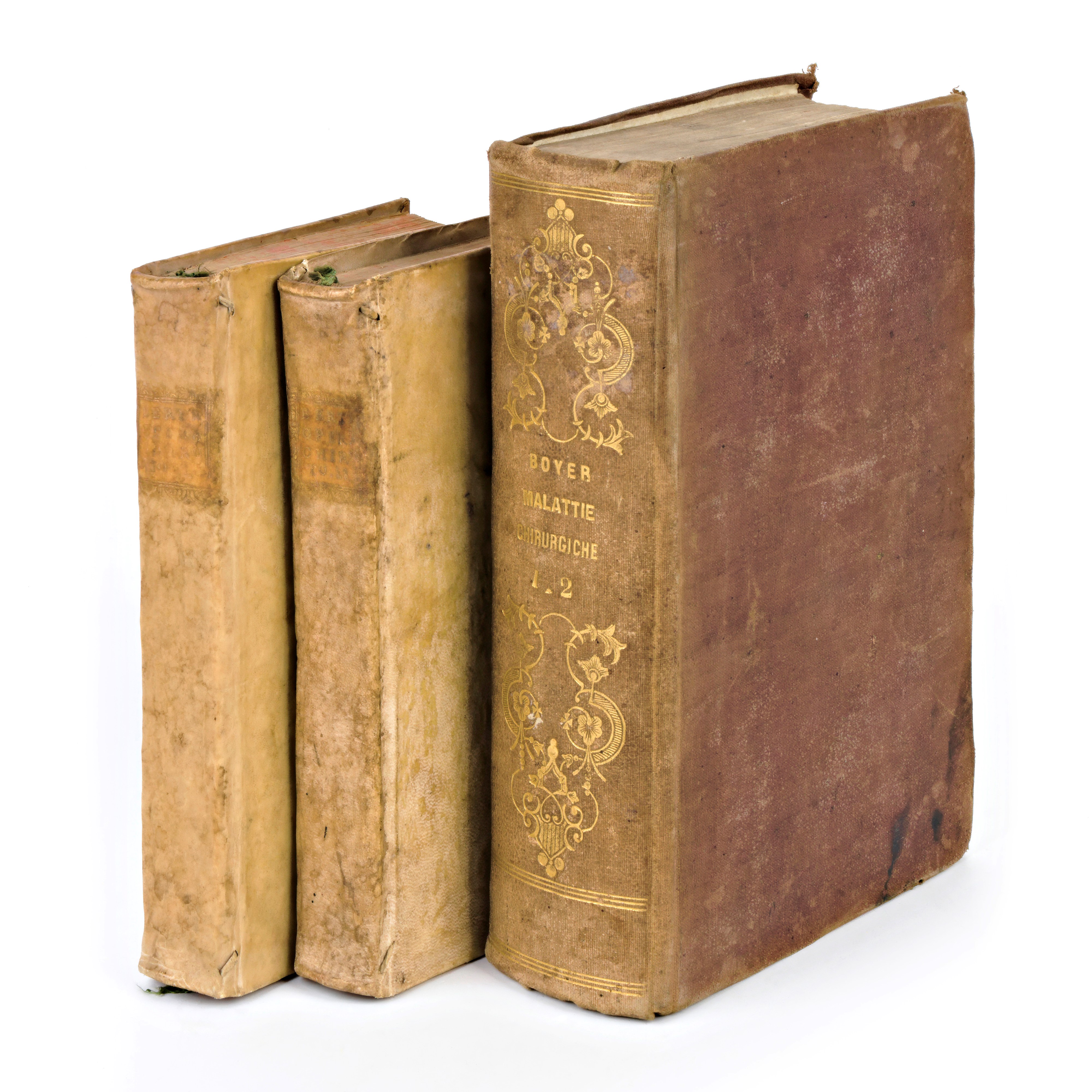 [Medicina-Chirurgia] Lotto di 2 opere : Bertrandi, Giovanni Ambrogio: Trattato delle operazioni d...