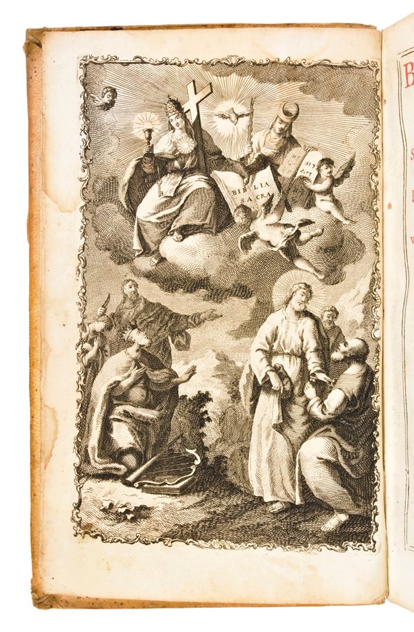 Biblia sacra vulgata editionis, Sixti V. pontificis max. jussu recognita, et Clementis VIII. Venezia : ex typographia Remondiniana, 1757