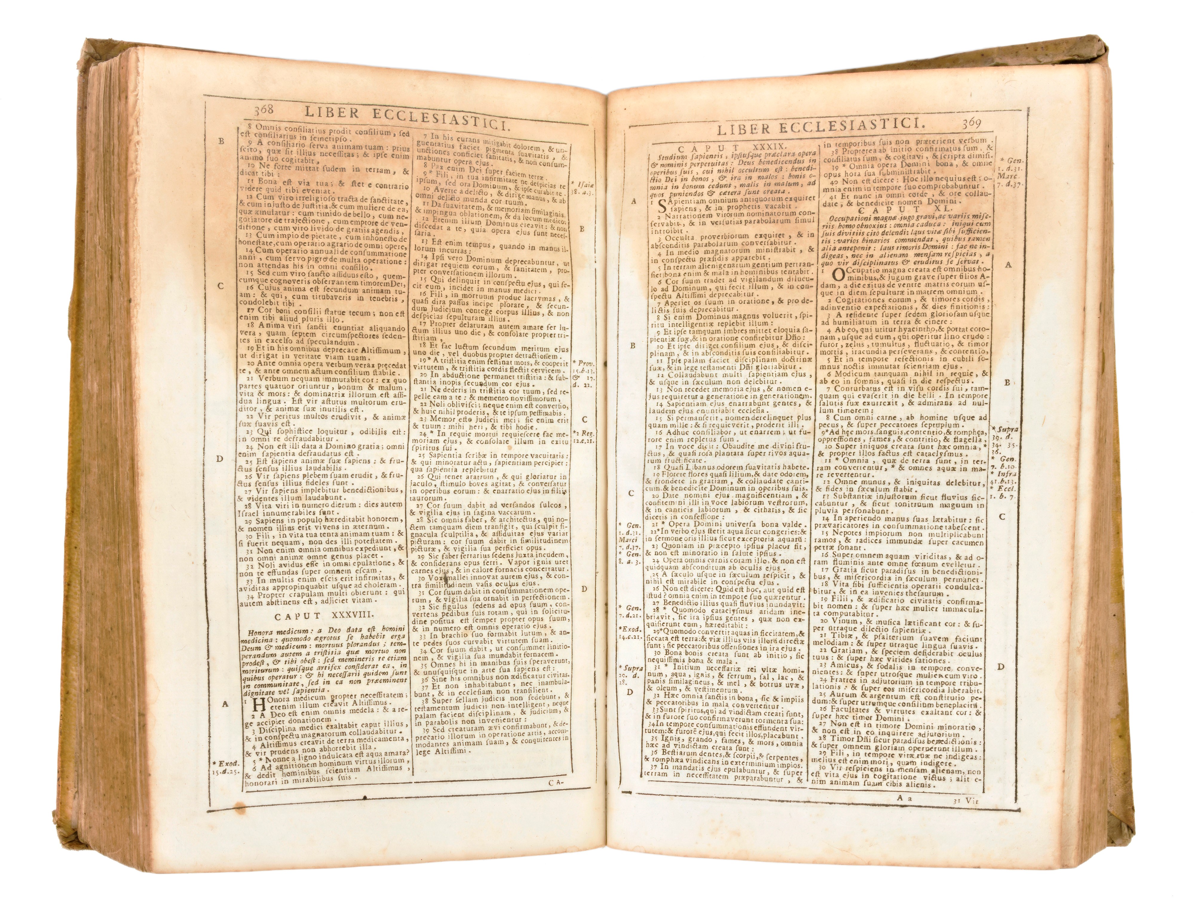 Biblia Sacra Vulgata Editionis, Sixti V. Pontificis Max. Jussu Recognita, Et Clementis VIII. Vene...