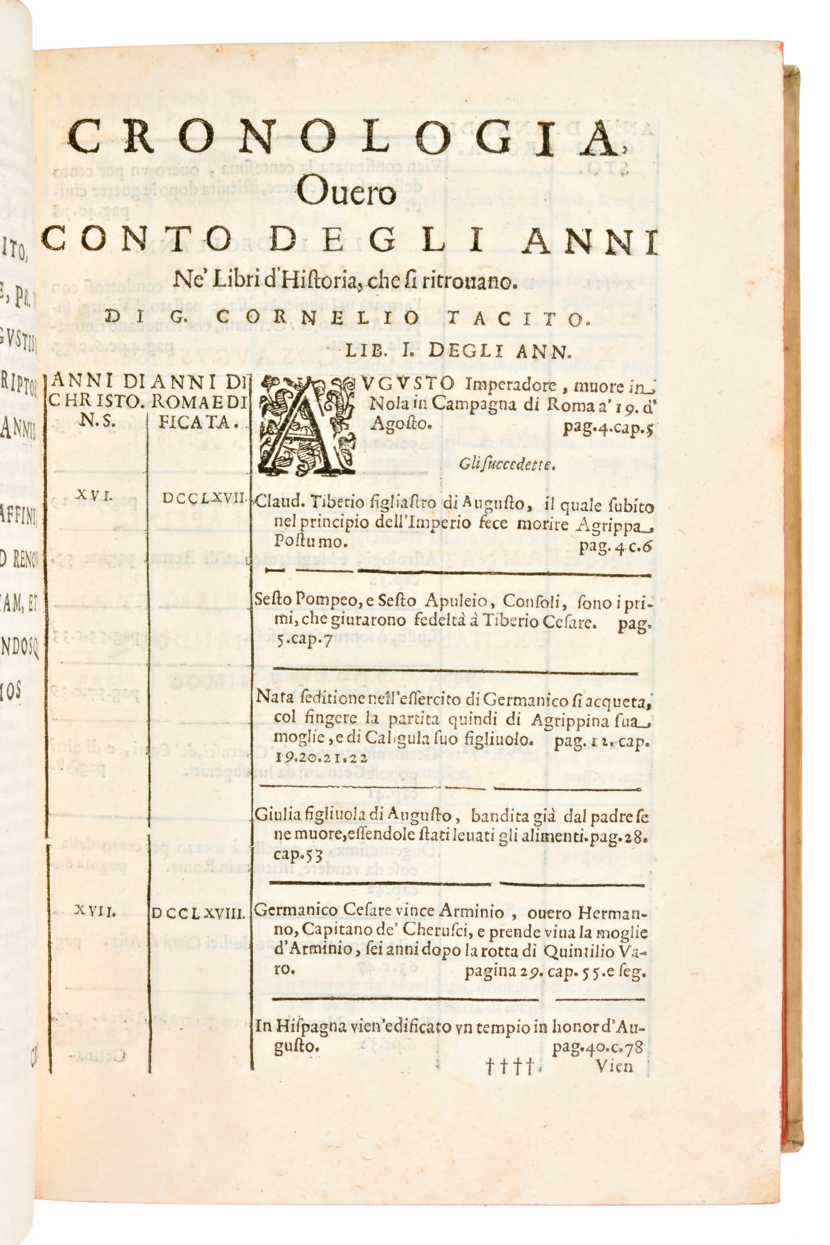 [storia] Alamos De Barrientos, Baltasar : Opere di G. Cornelio Tacito. Annali, Historie, Costumi ...
