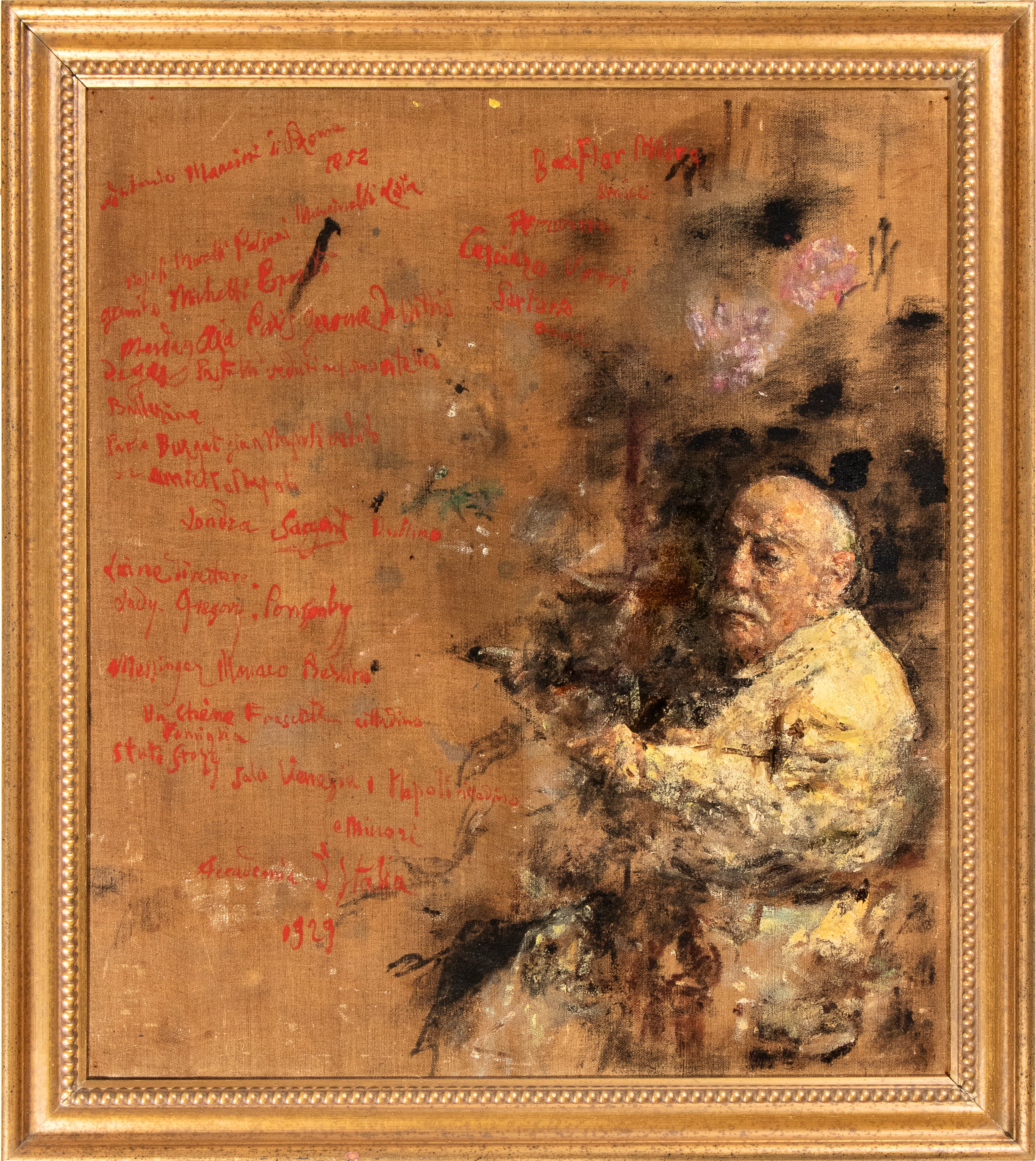 Autoritratto - biografia / Autoritratto con scrittura