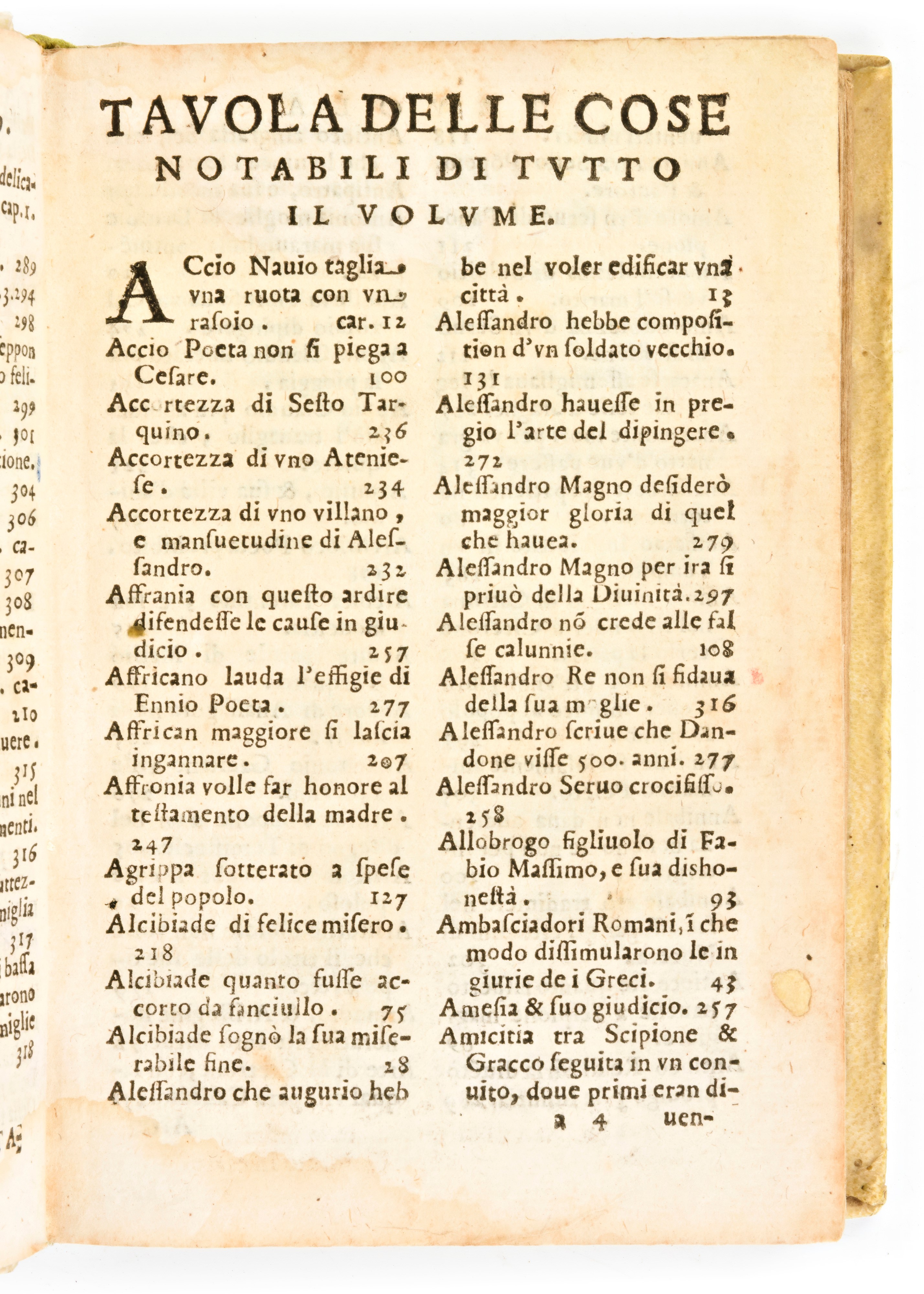 [roma] Massimo, Valerio : De' Detti, Et Fatti Notabili De' Romani. Oue, Oltre alla Cognitione Del...