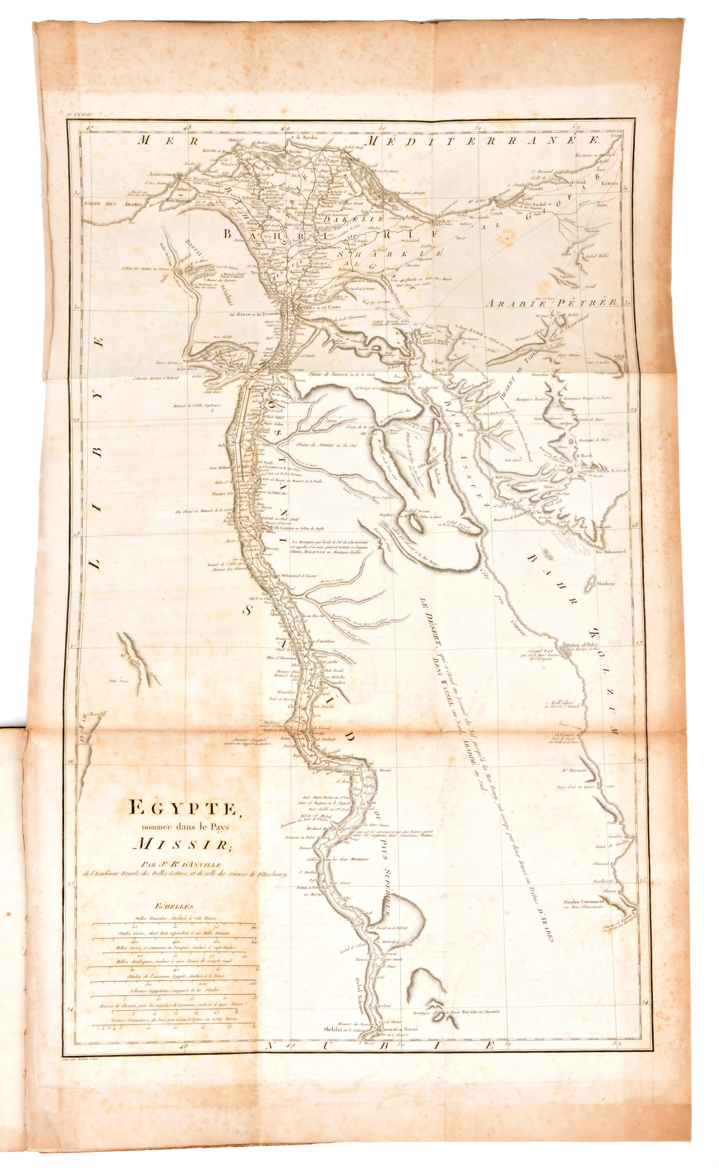 [viaggi/egitto] C.s. Sonnini: Voyage Dans la Haute Et Basse Egypte, ... a Paris, Chez F. Buisson ...