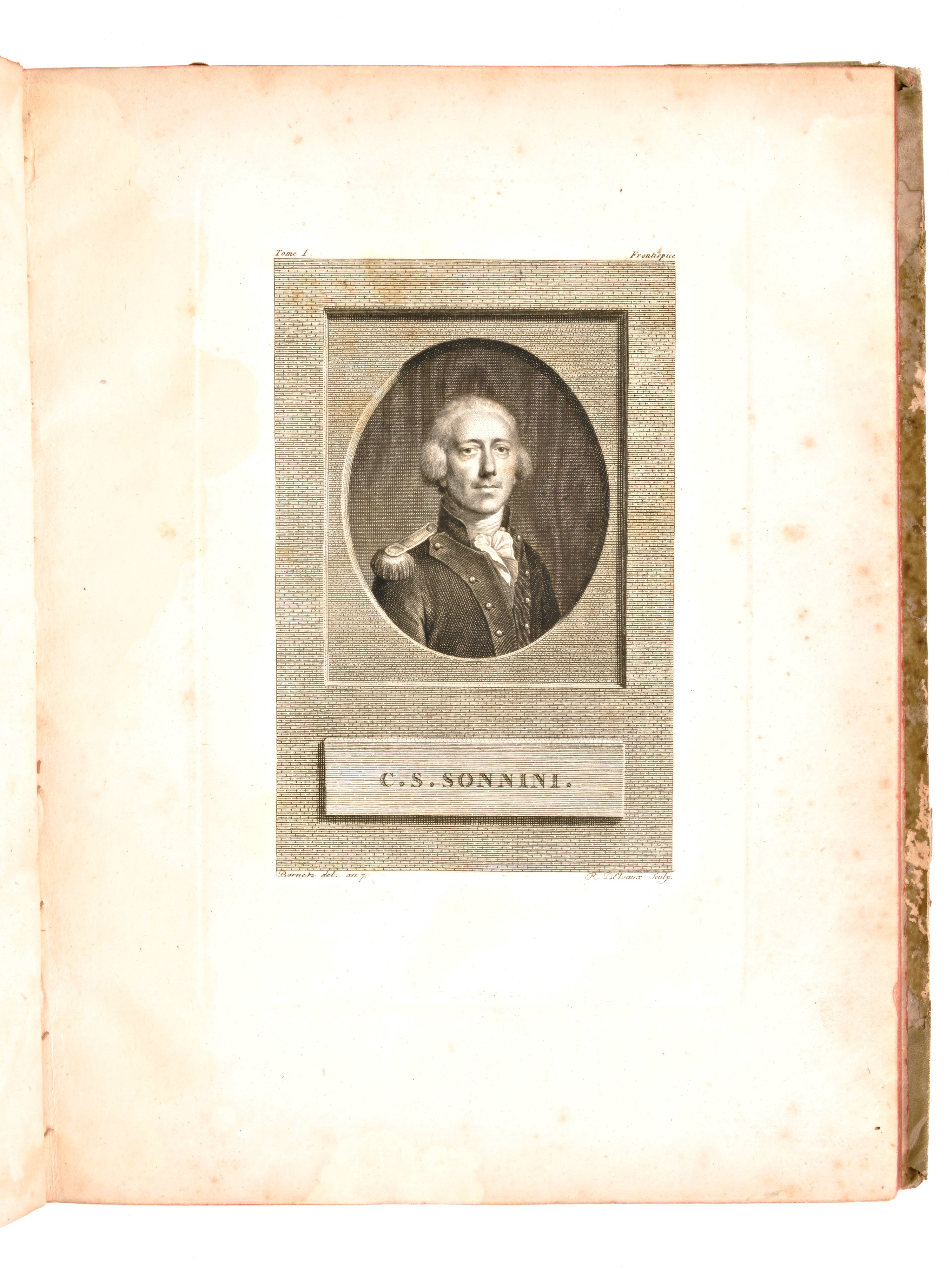 [viaggi/egitto] C.s. Sonnini: Voyage Dans la Haute Et Basse Egypte, ... a Paris, Chez F. Buisson ...