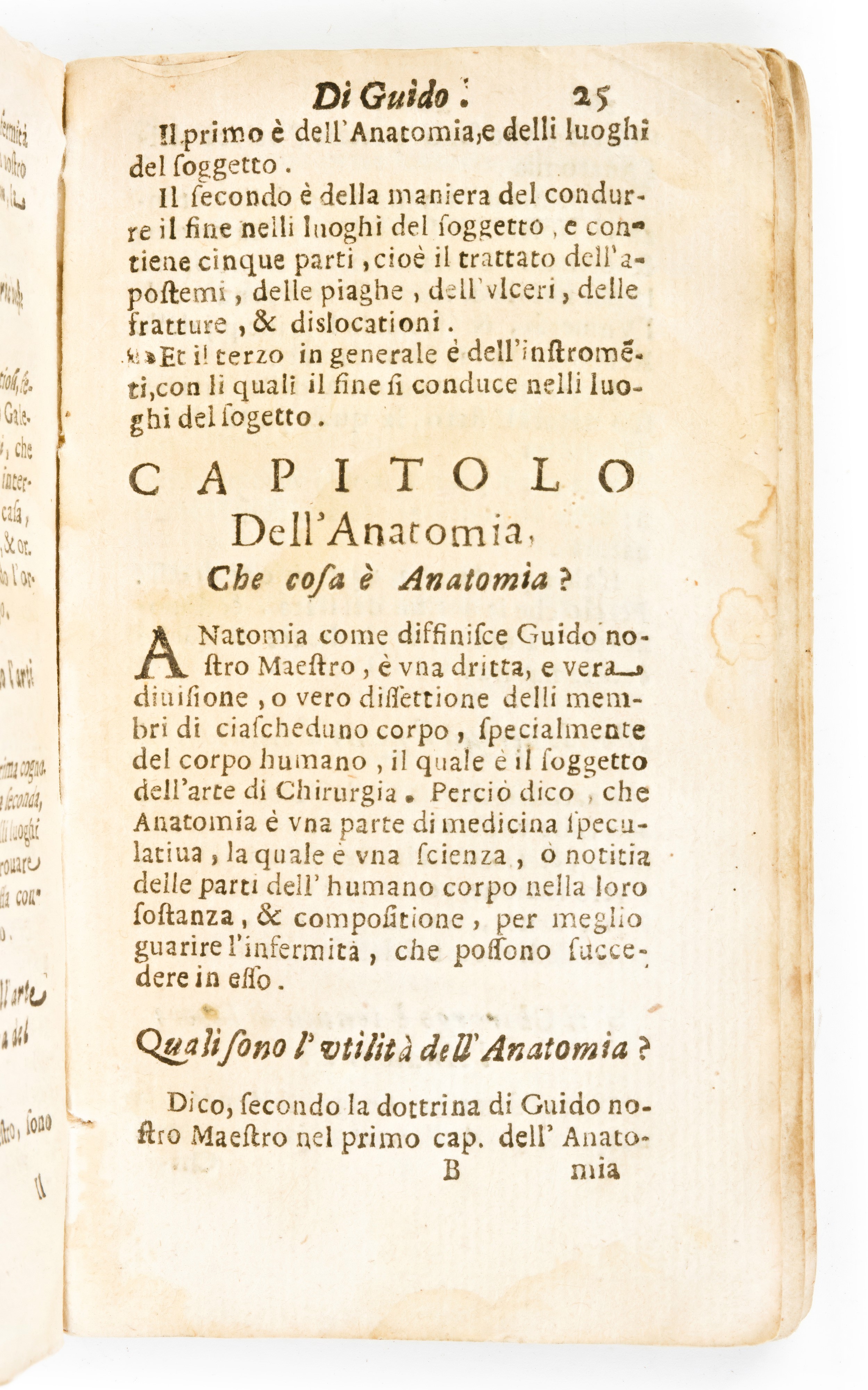 [Medicina] Chauliac, Guy de : Fiori di Guido, overo Sentenze principali della grande chirurgia. R...
