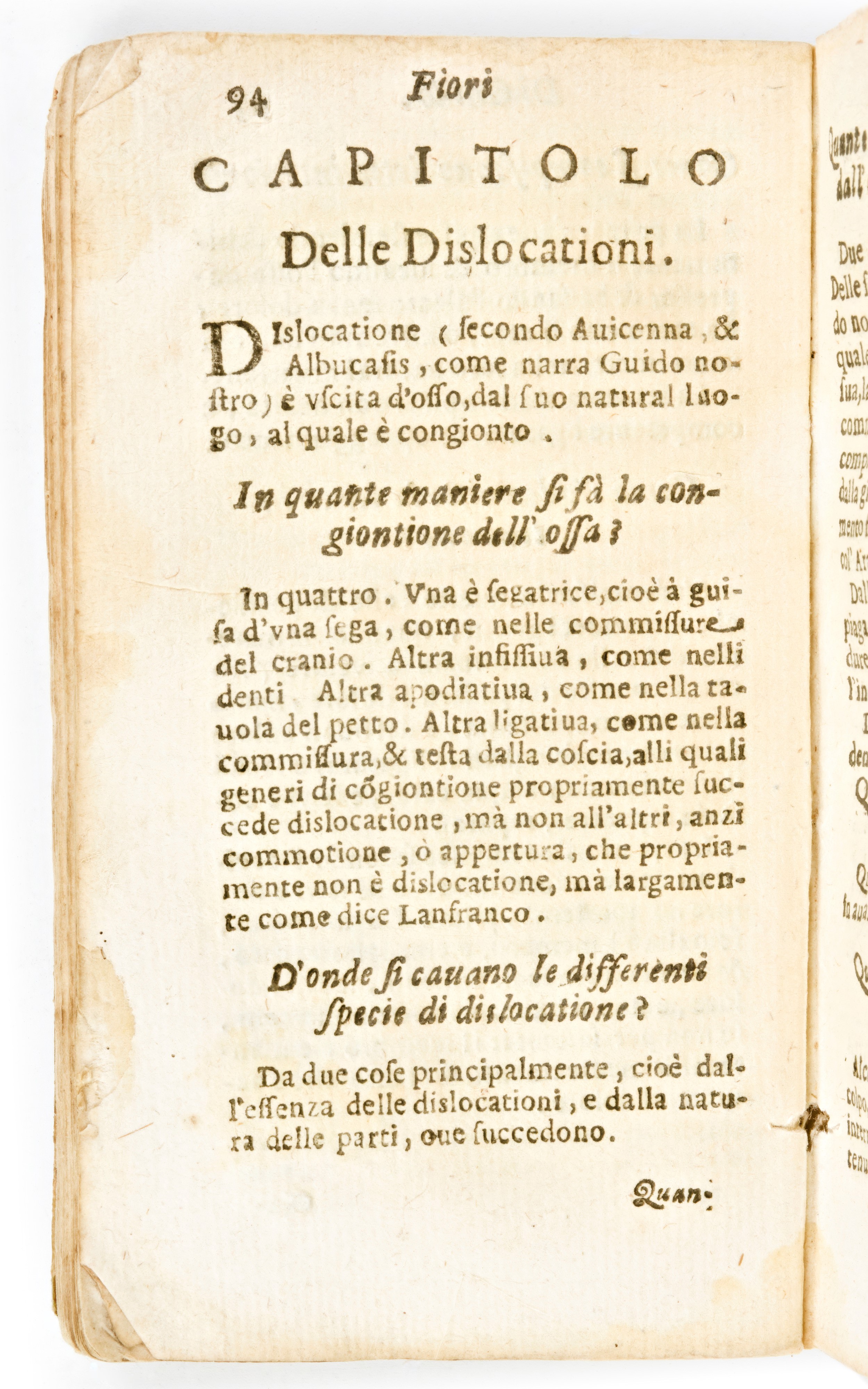 [Medicina] Chauliac, Guy de : Fiori di Guido, overo Sentenze principali della grande chirurgia. R...