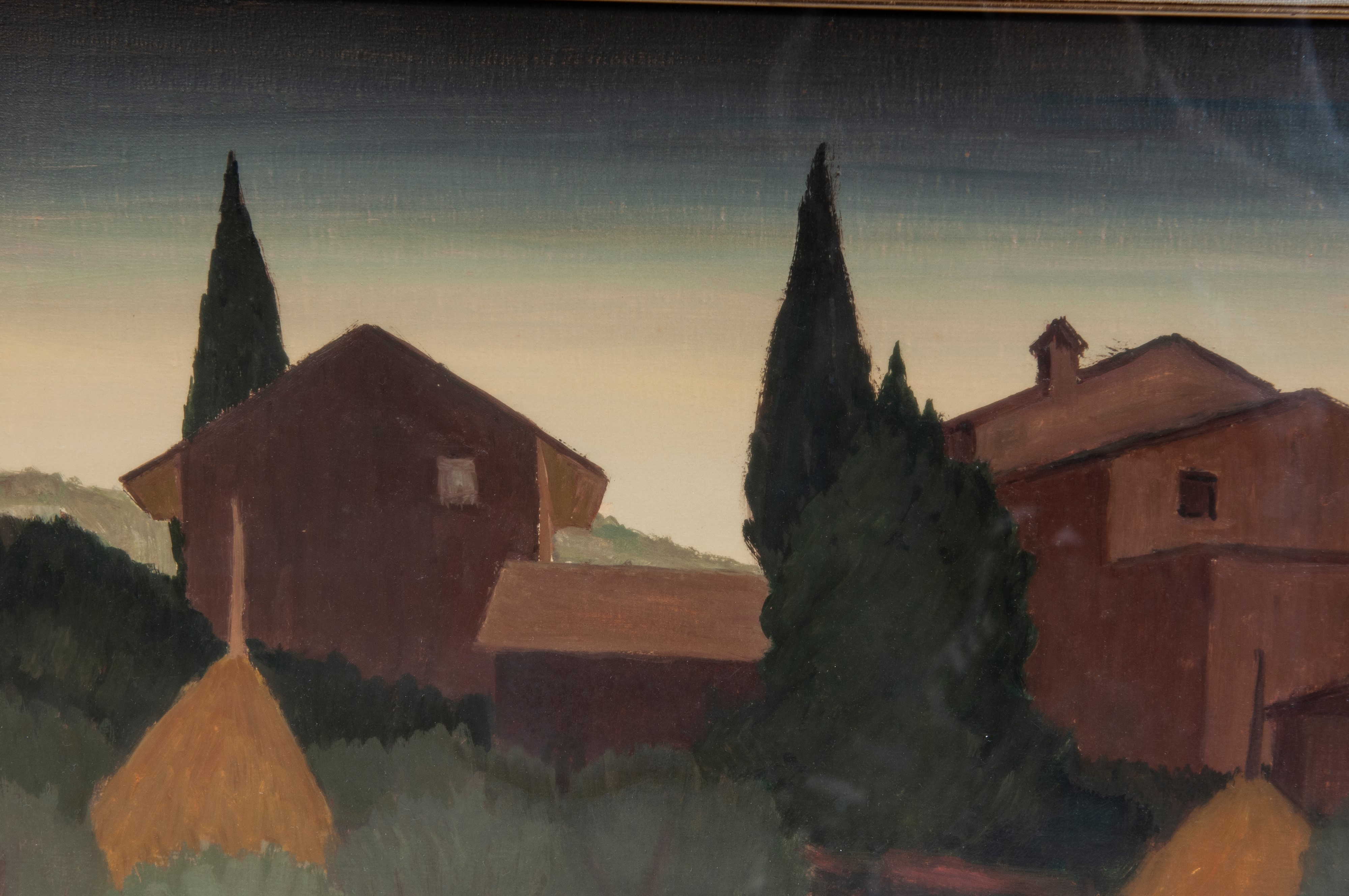 Paesaggio con Architetture ed Alberi