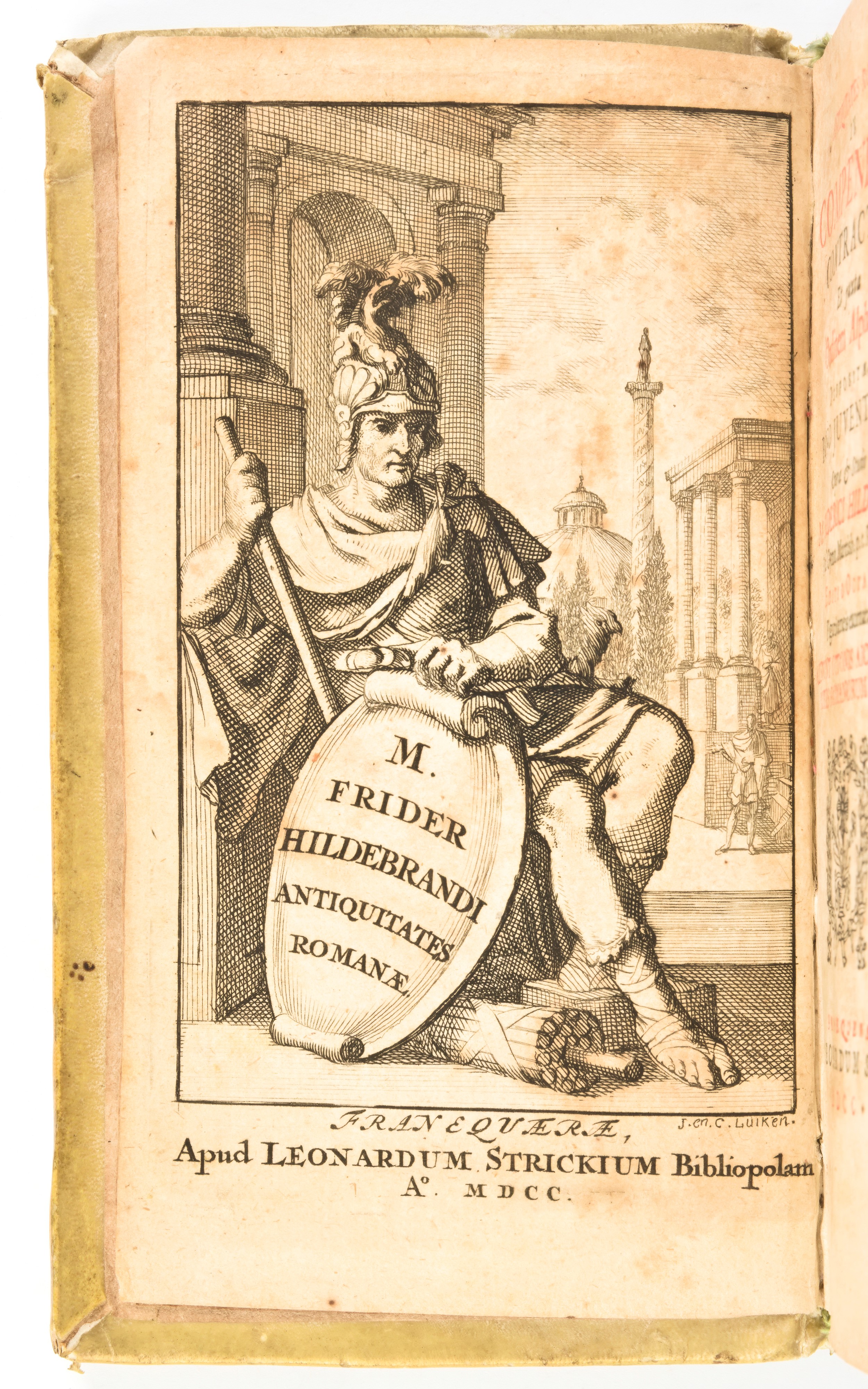 [Mitologia/ROMA] Hildebrand, Friedrich : Antiquitates Romanæ, in compendium contractæ, et juxta o...