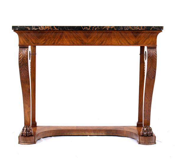 Charles X italian console table