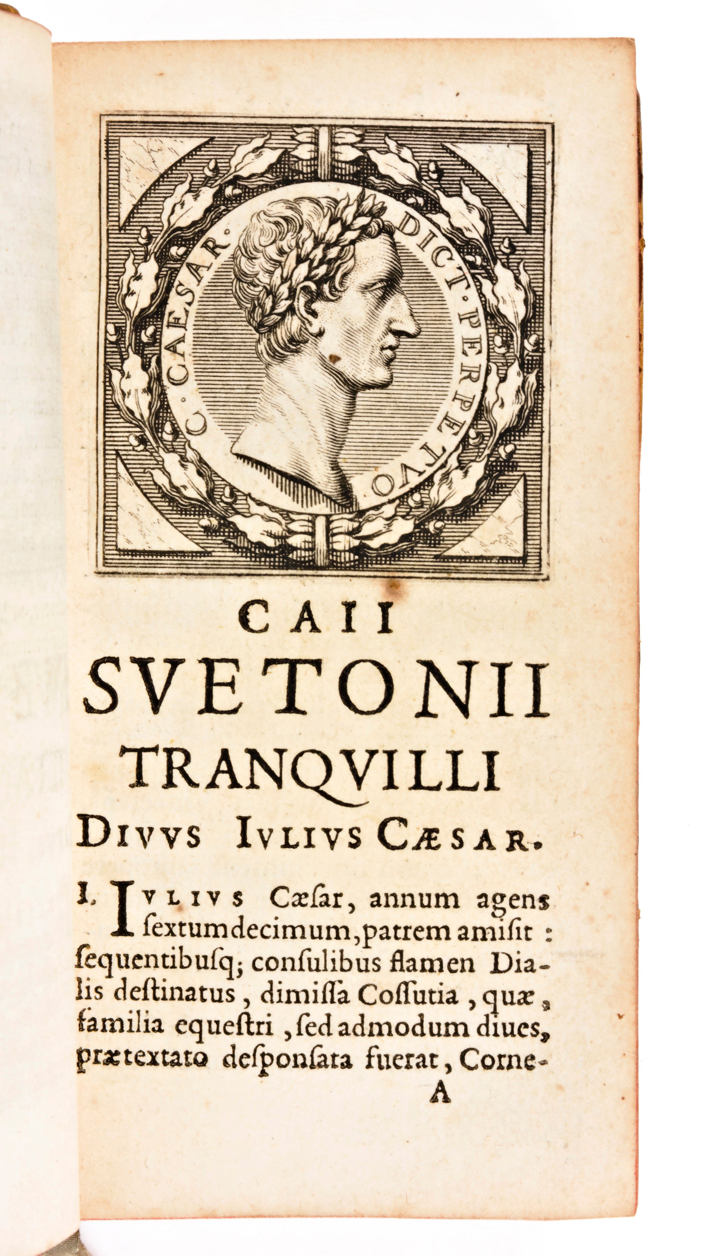 [classici Latini] Svetonio : Caius Svetonius Tranquillus. Typographia Regia, Paris 1644