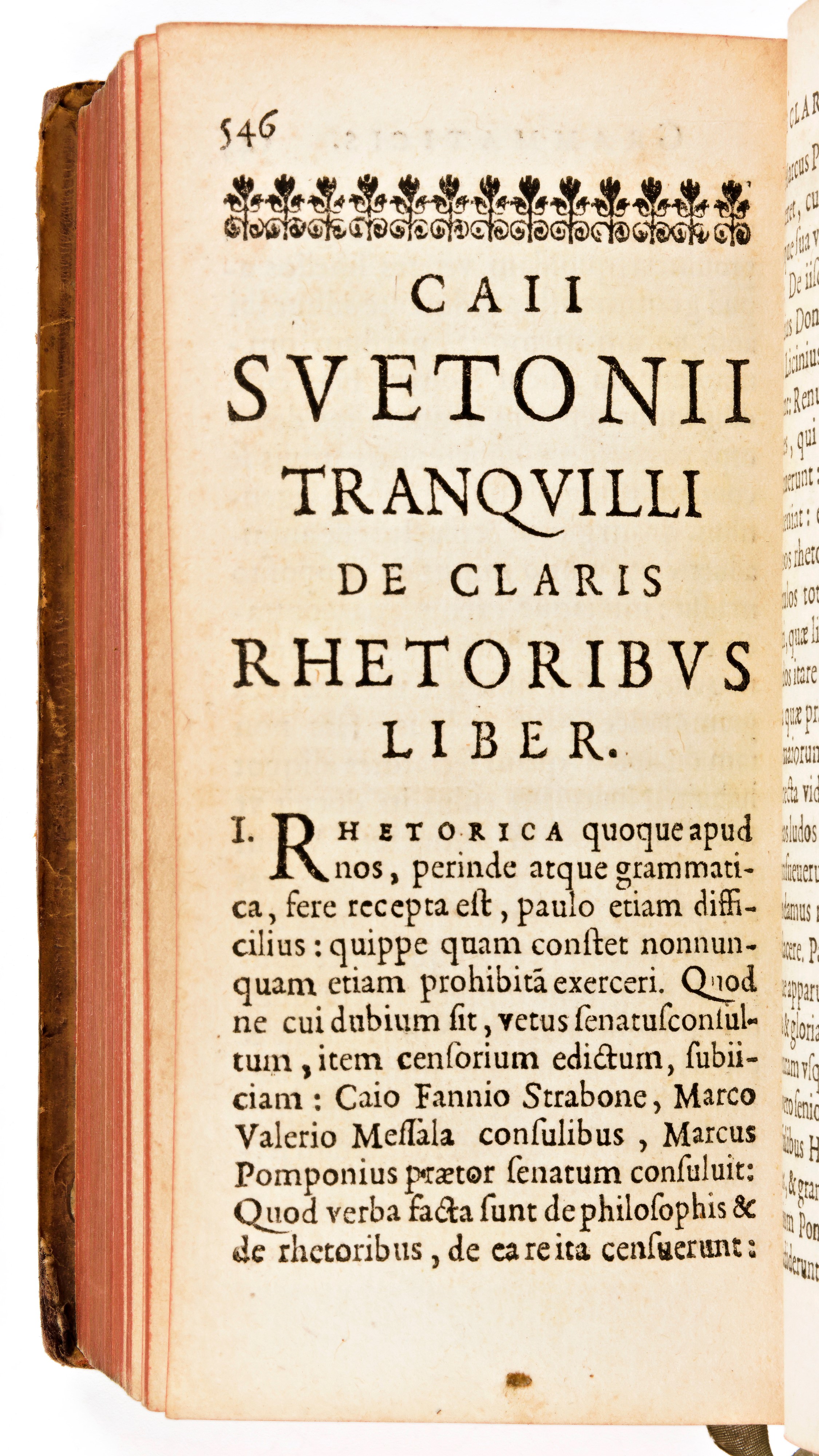 [classici Latini] Svetonio : Caius Svetonius Tranquillus. Typographia Regia, Paris 1644