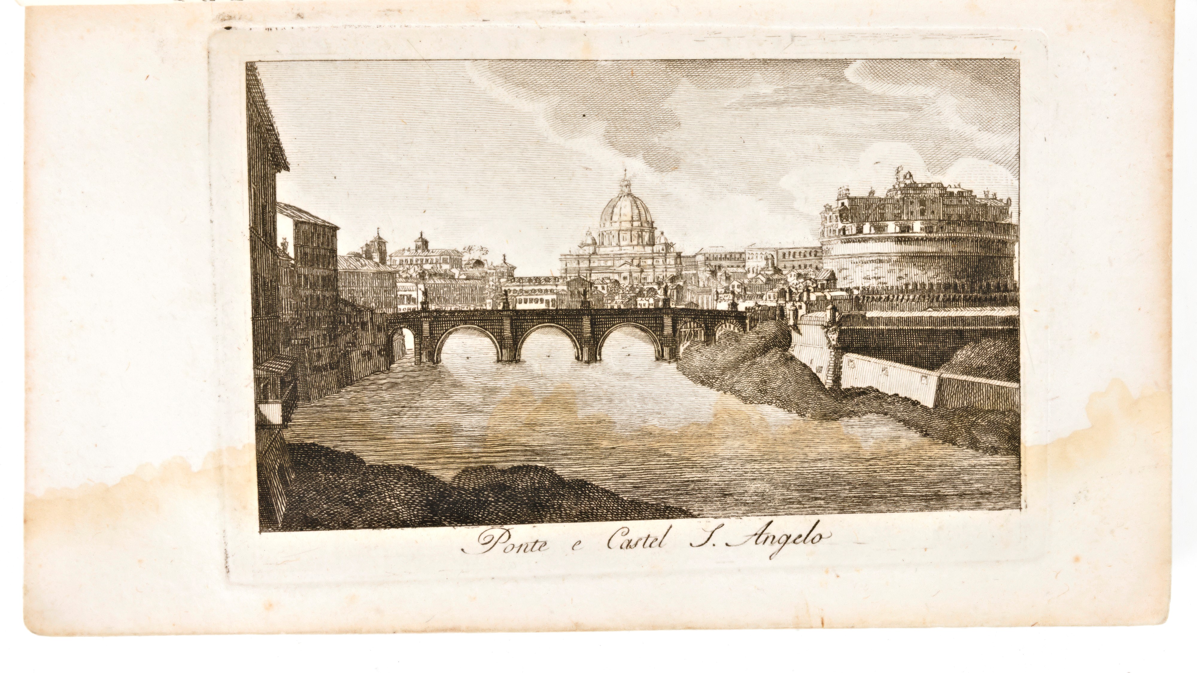 [ROMA] Fea, Carlo : Nuova descrizione di Roma Antica e Moderna. 3 volumi. Angiolo Bonelli & Crist...