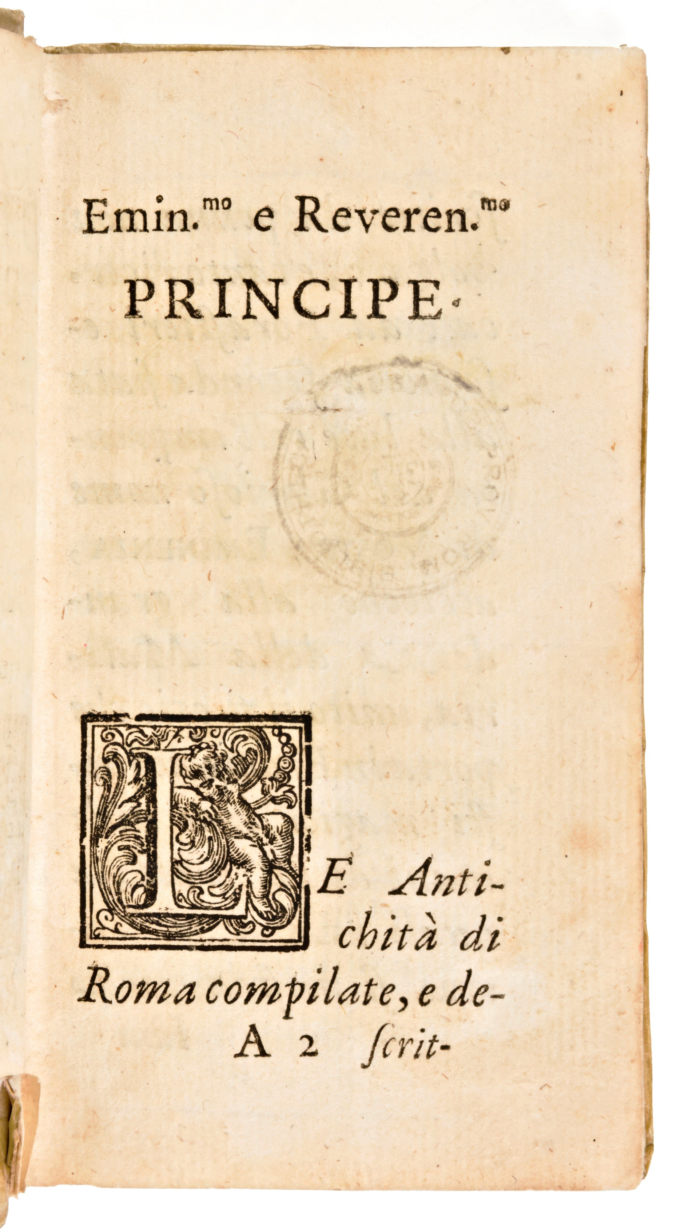 [ROMA] Pinarolo, Giacomo : L'antichita di Roma con le cose piu memorabili che in essa di presente...