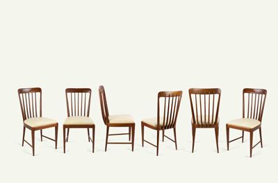 Set di 6 Sedie Vintage di Produzione Italiana