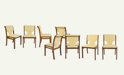 Set di 8 Sedie Vintage di Manifattura Italiana